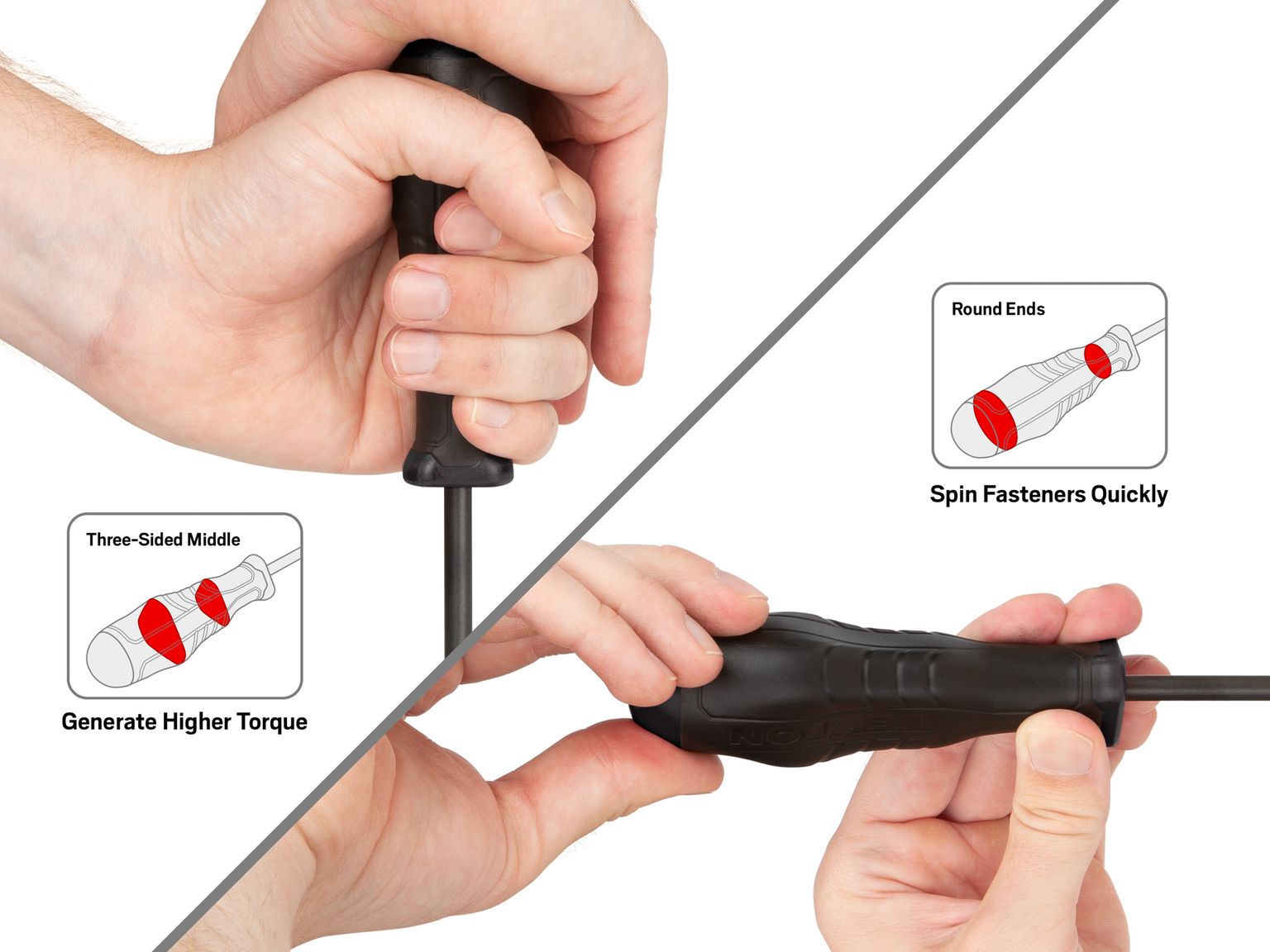 TEKTON High-Torque Nut Driver Set, 7-Piece (3/16-1/2 in.)