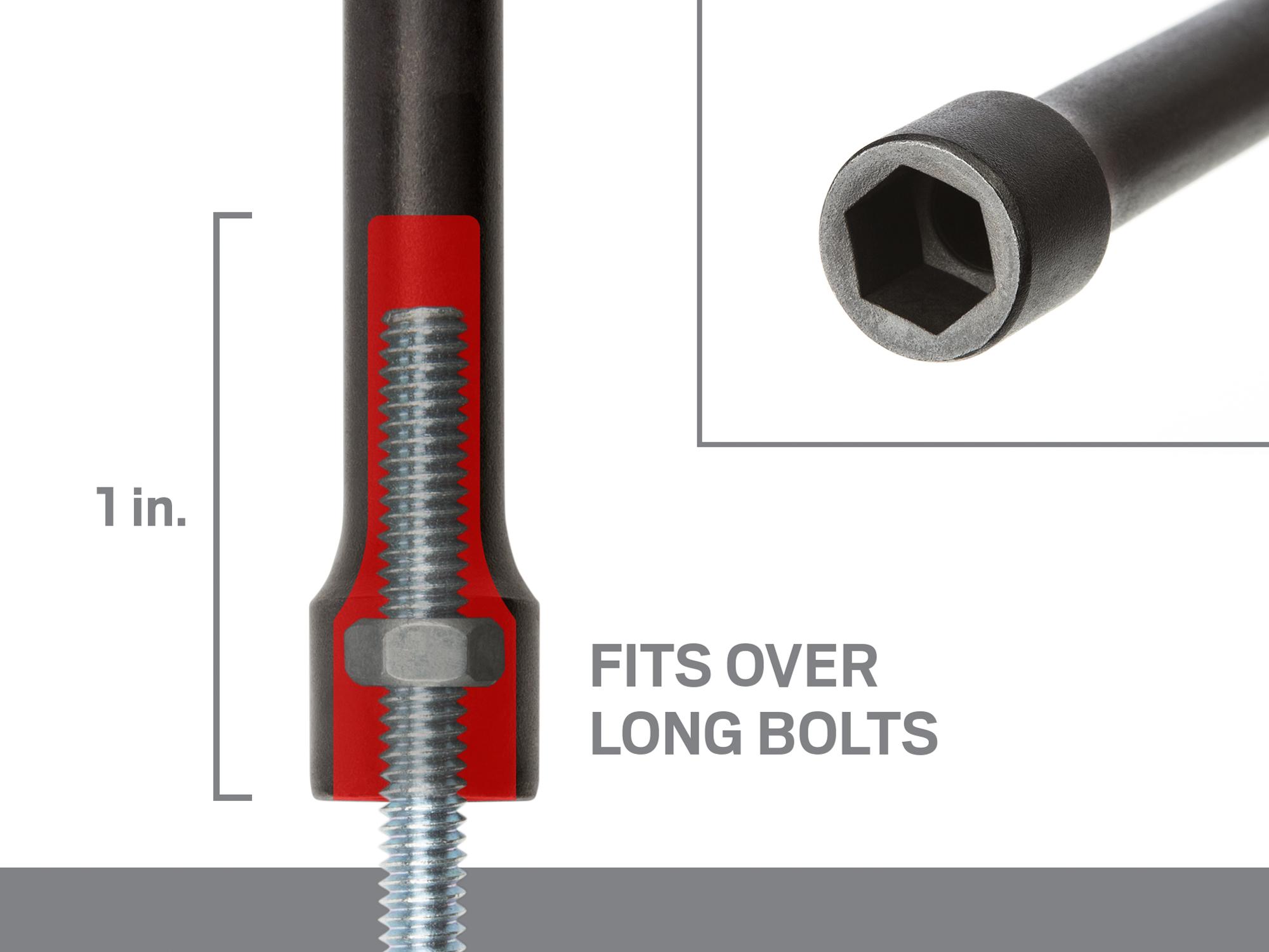 TEKTON High-Torque Nut Driver Set, 14-Piece (3/16-1/2 in., 5-10 mm)