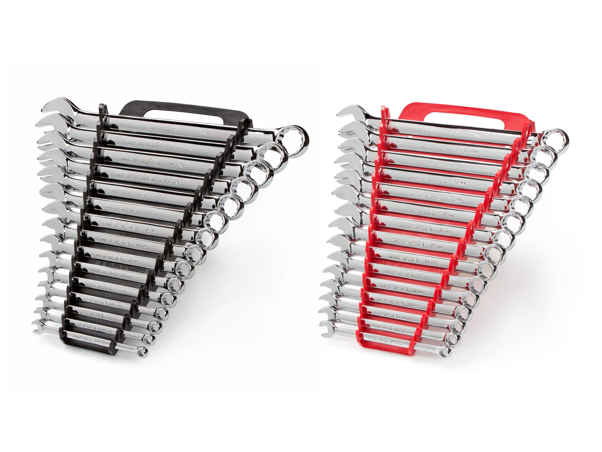 30-pc Combination Wrench Set - Holder | TEKTON | 90191