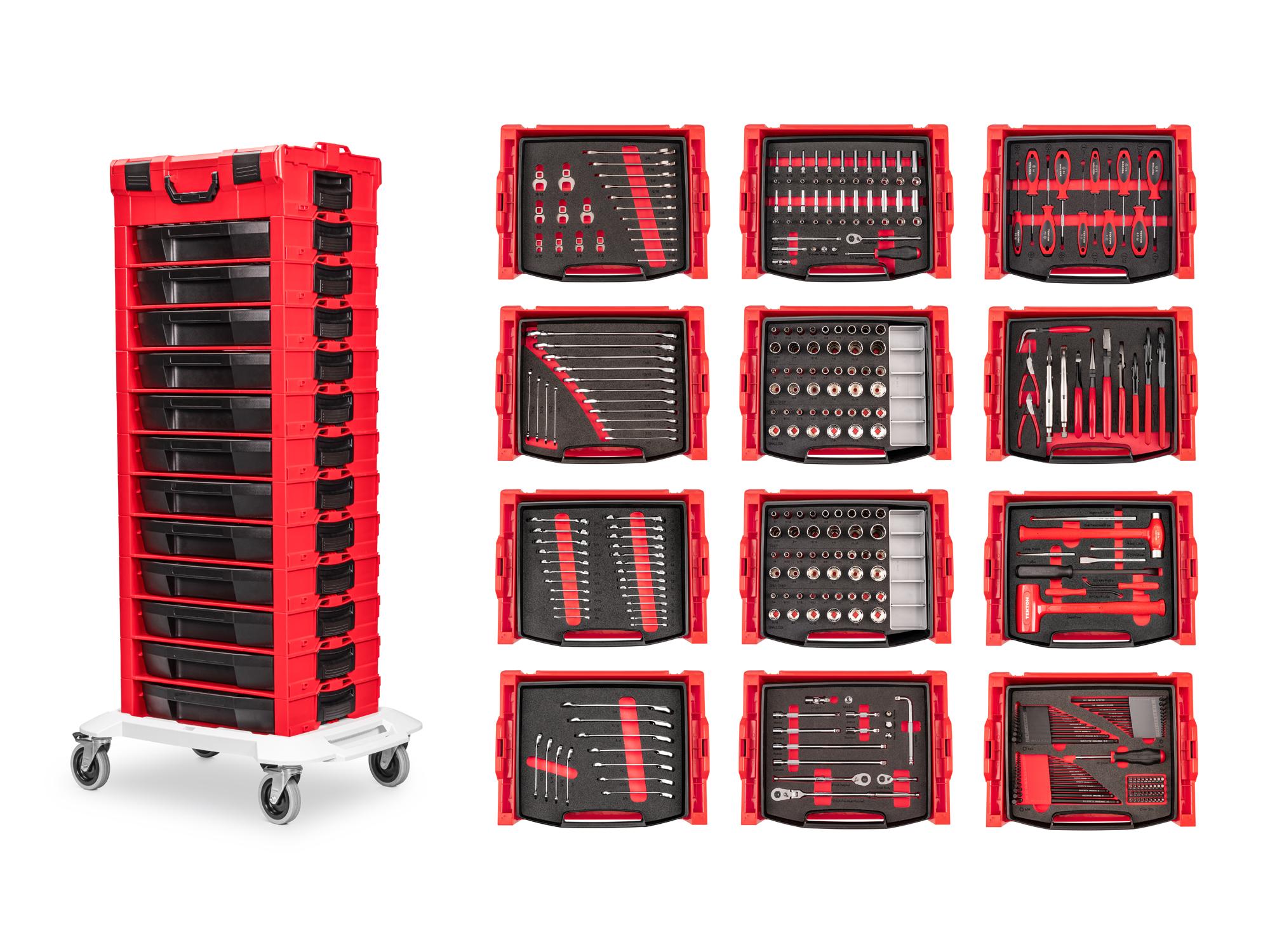 Aircraft Mechanic Core Bundle with Foam in Modular Stacking Organization System