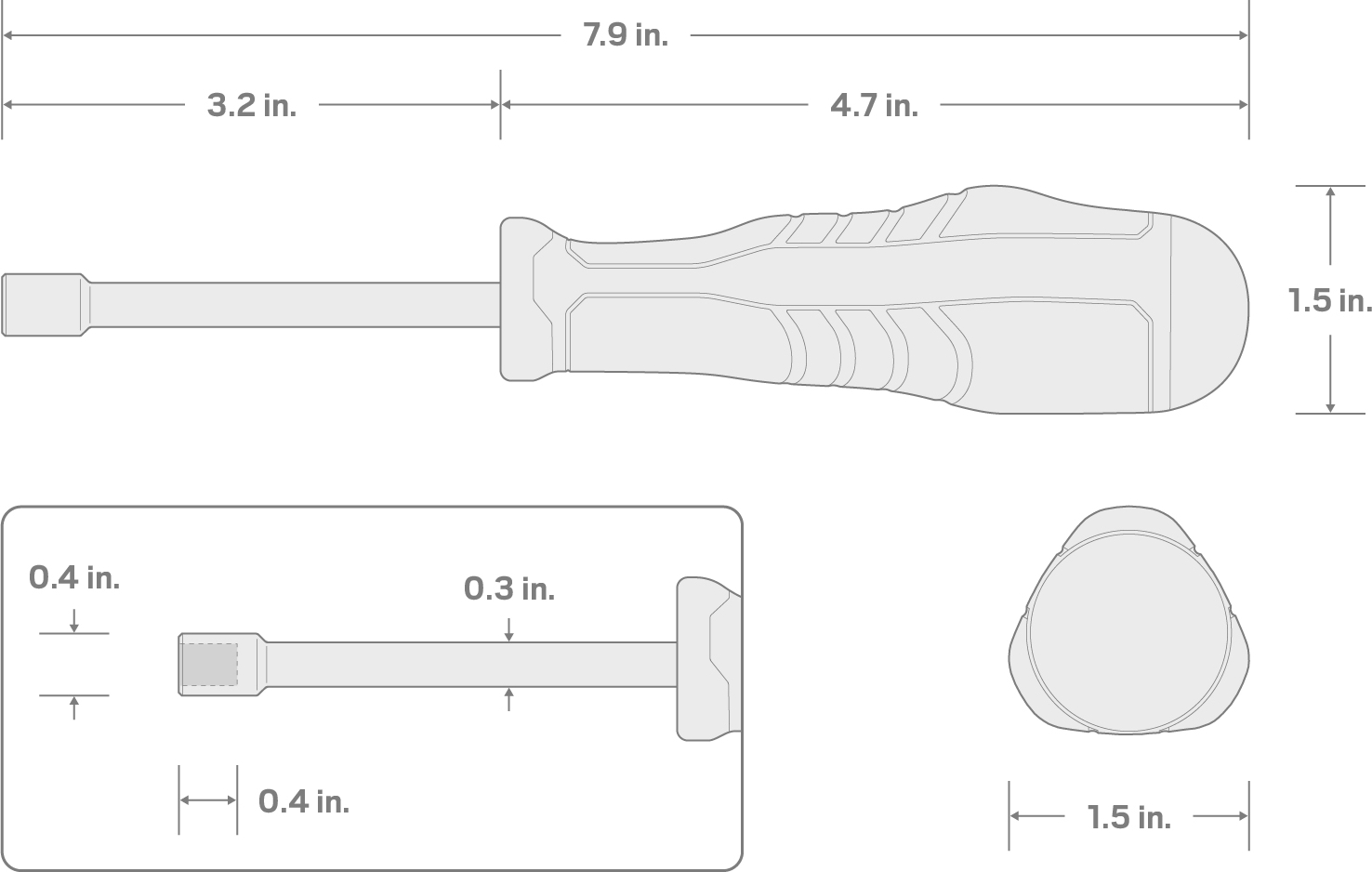 Specs for High-Torque 1/4 Inch Bit Driver