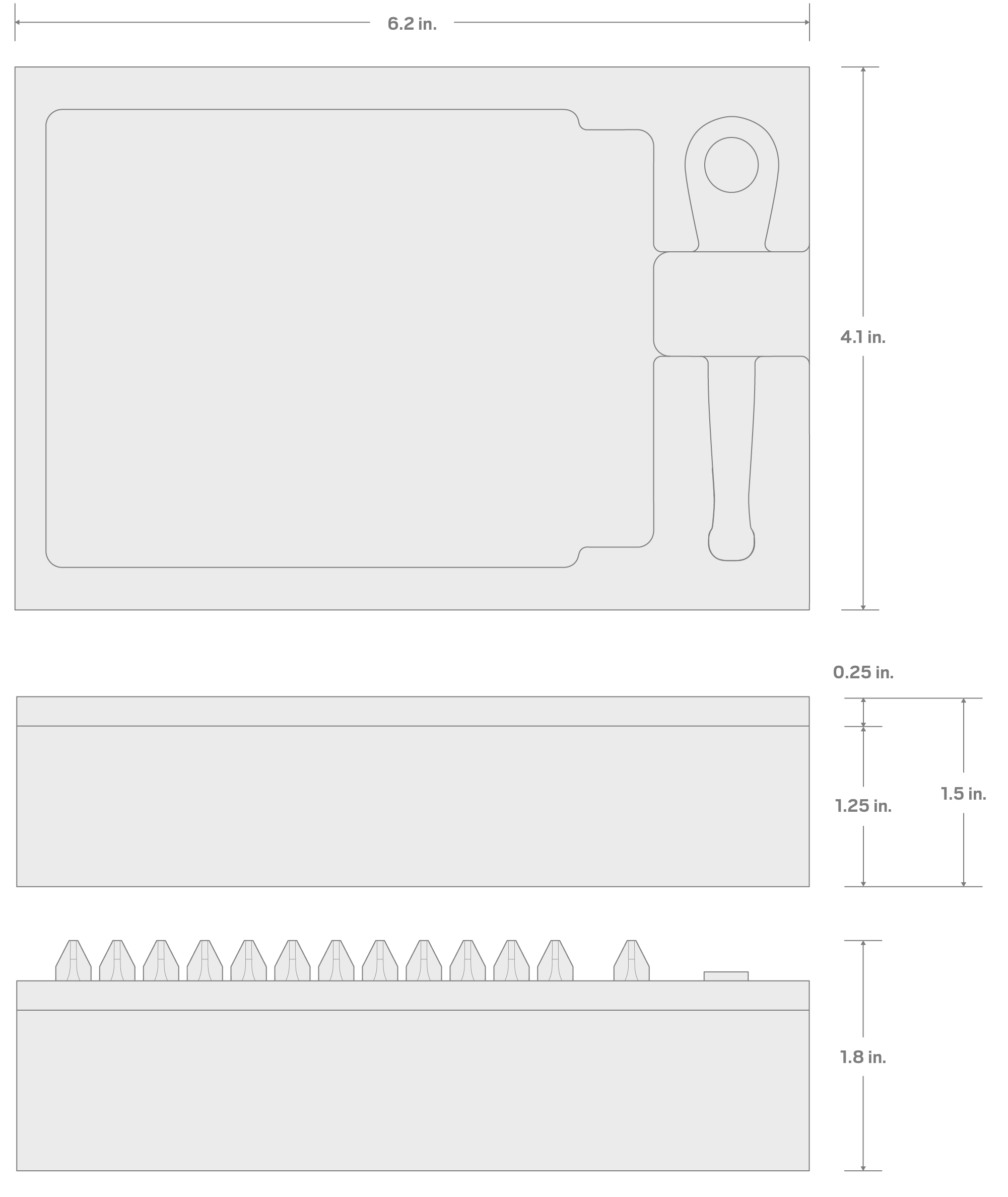 Specs for 1/4 Inch Bit Ratchet and Insert Bit Set with 6 x 4 Inch Foam Organizer (82-Piece)