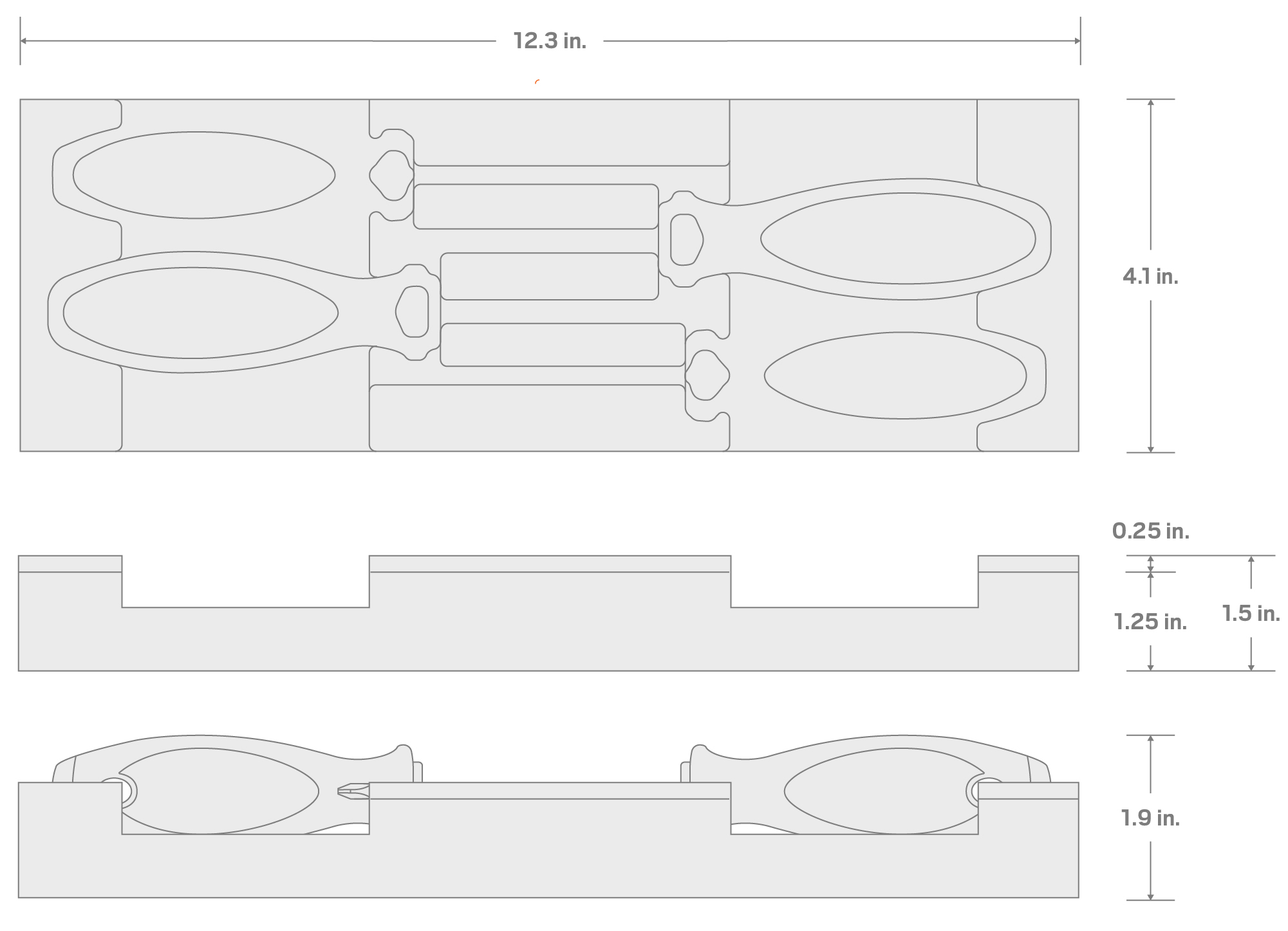 Specs for Phillips Screwdriver Set with 12 x 4 Inch Foam Organizer - 4 Inch Shanks, 4-Piece (P0 - P3)