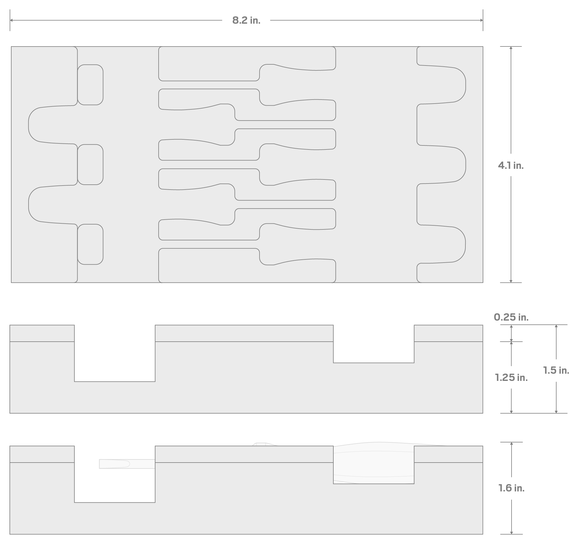 Specs for 5-Tool Pick and Hook Set Foam Organizer (8 x 4 Inch)