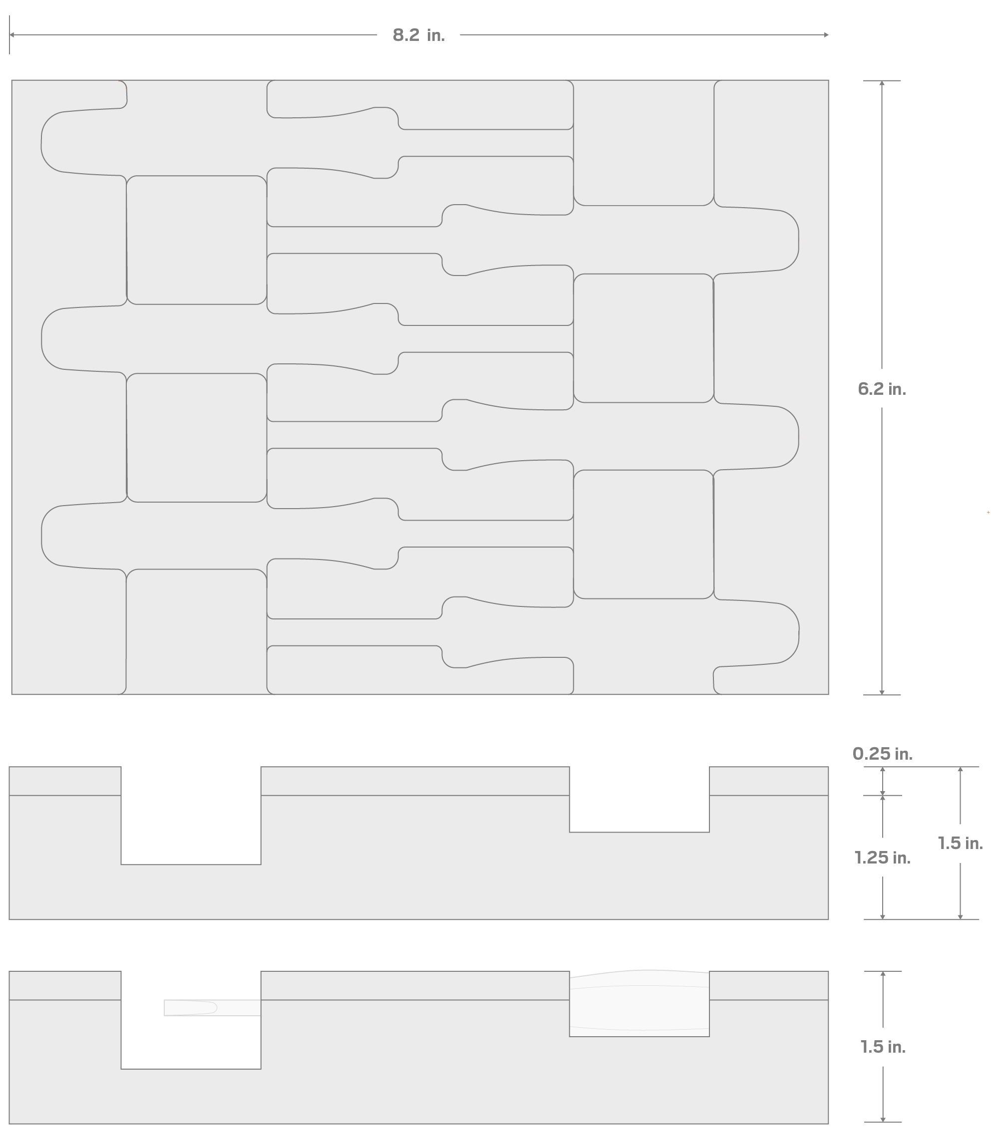 Specs for 6-Tool Mini Pry Bar Set Foam Organizer (8 x 6 Inch)