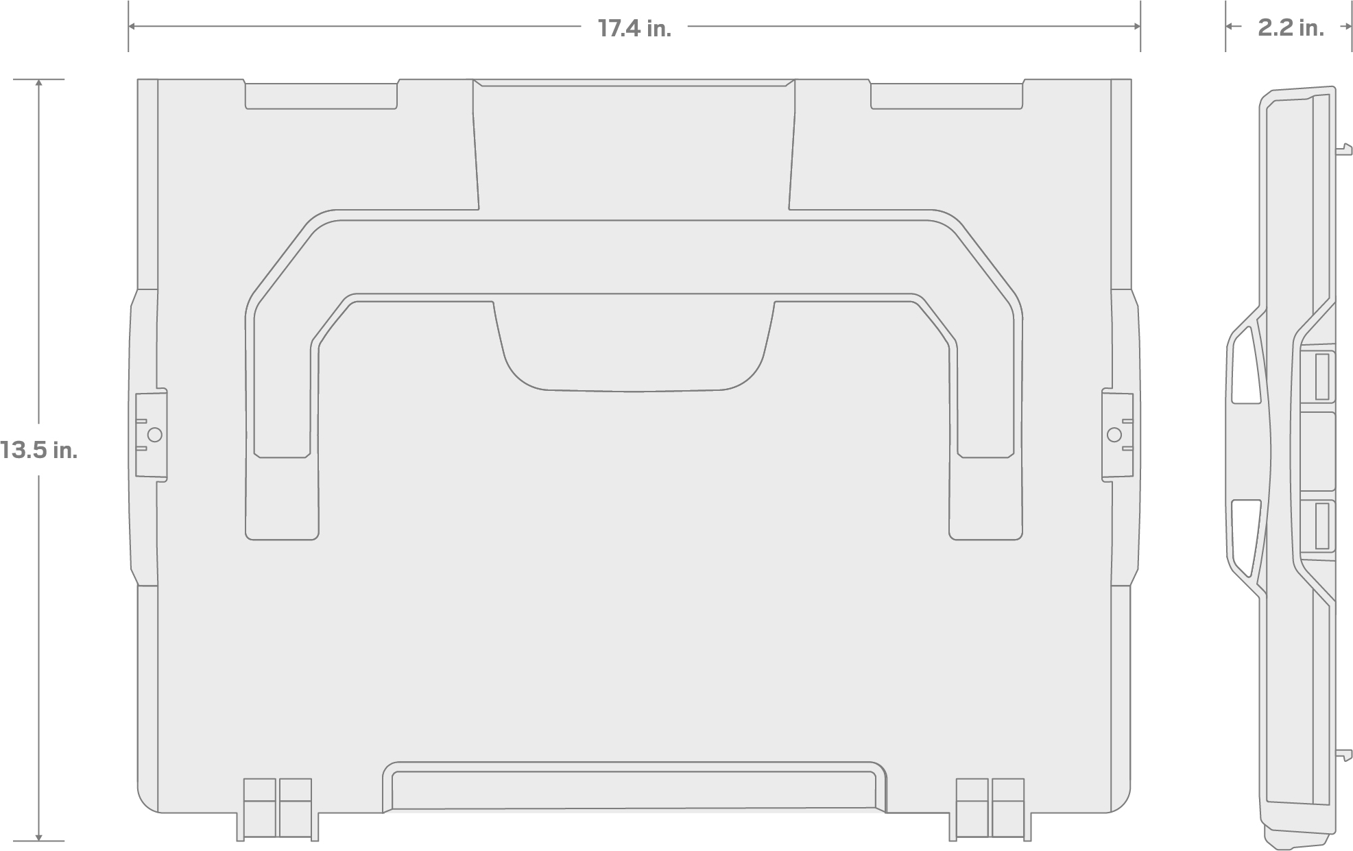 Specs for Top for Stacking Drawer Rack