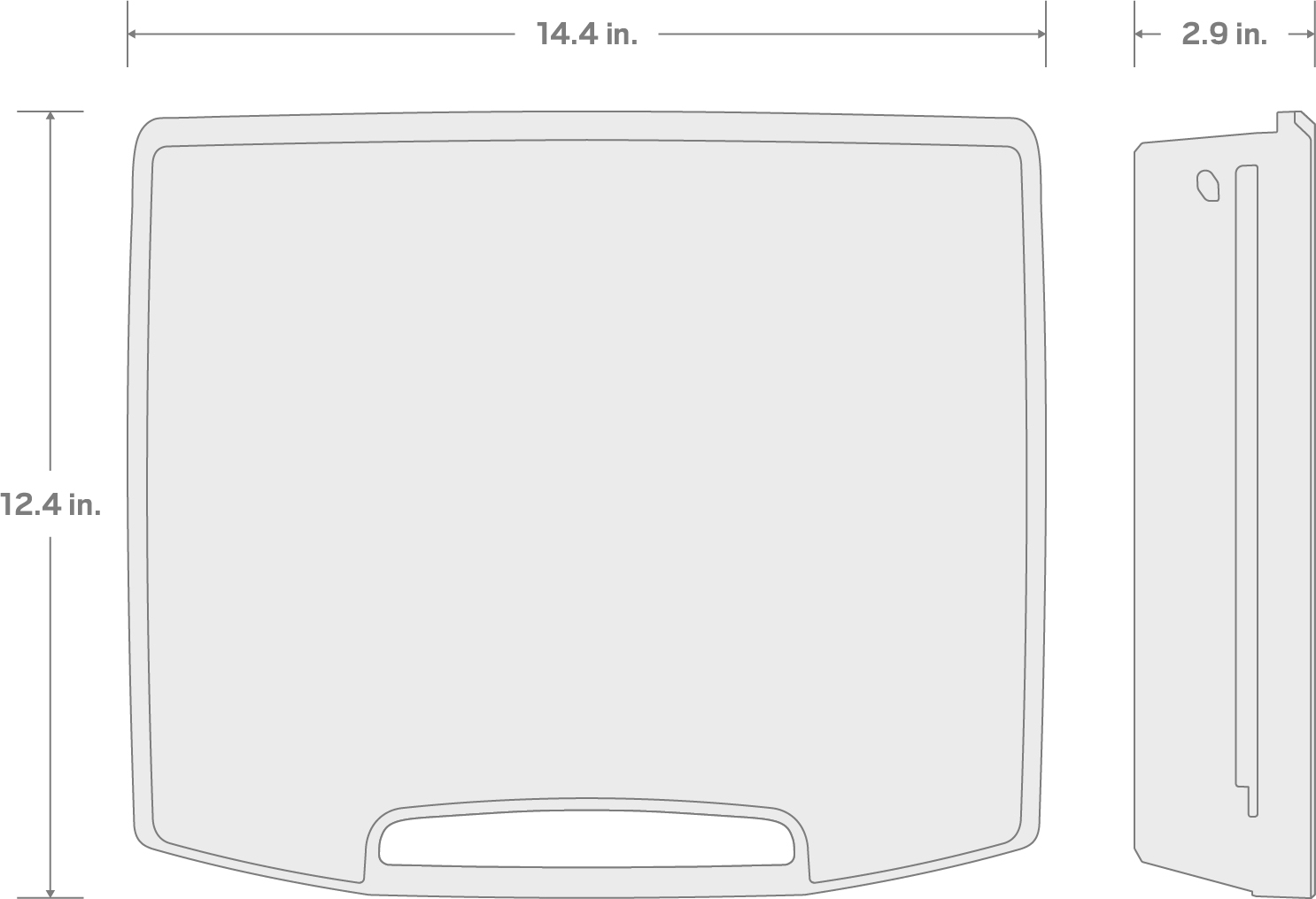 Specs for Open Top Drawer (LS-Tray)