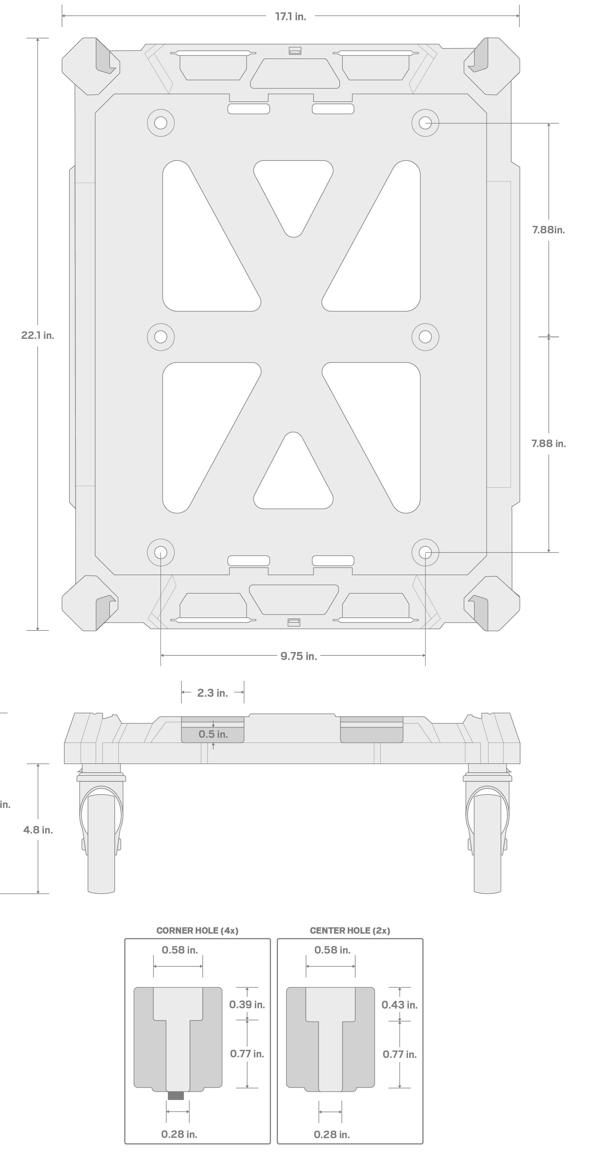 Specs for 4-Wheel Dolly for RIG and L-BOXX