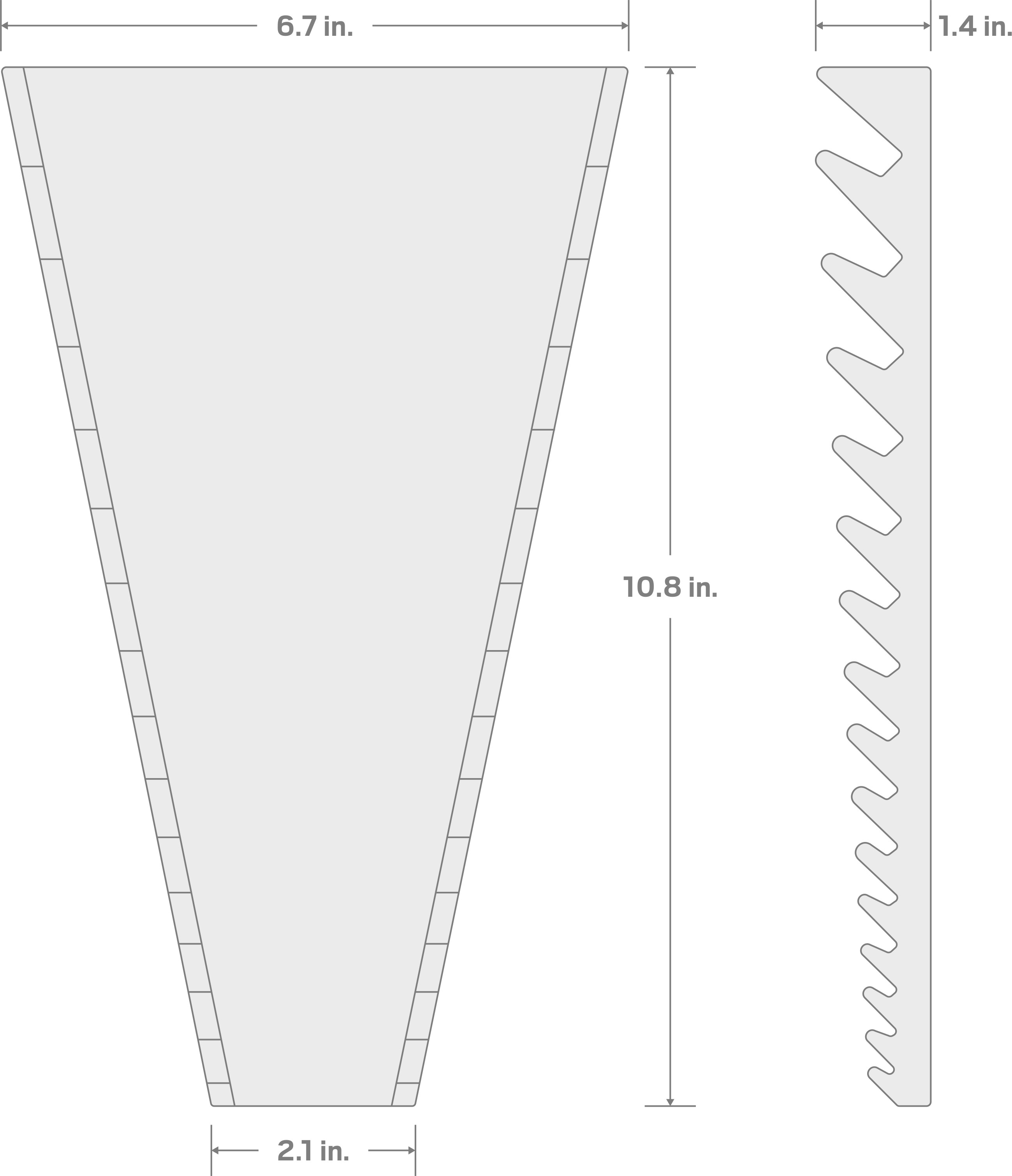 Specs for 15-Tool Combination Wrench Organizer Rack (Red)