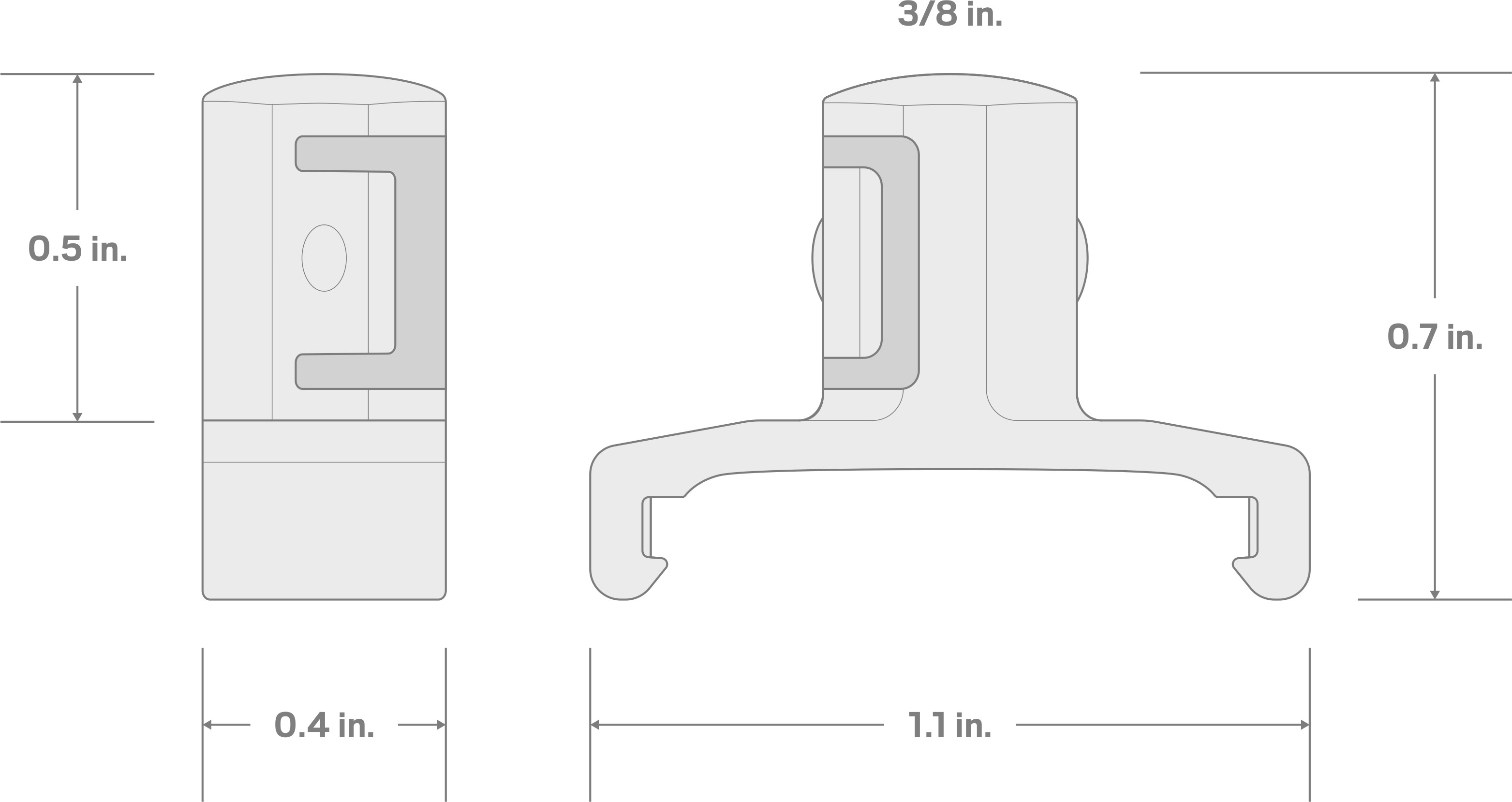 Specs for 3/8 Inch Drive Twist Lock Socket Clip Set (5-Piece)