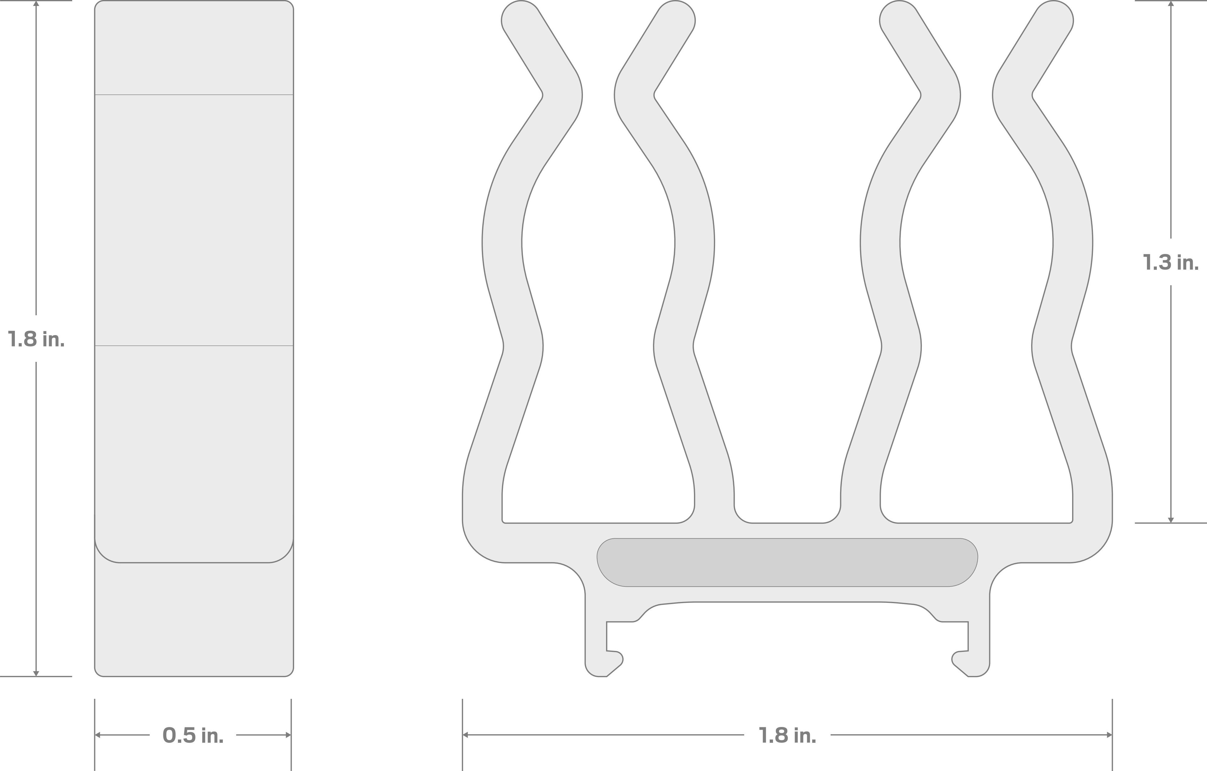 Specs for 3/8 Inch Drive Top Mount Ratchet and Extension Holder Set (2-Piece)