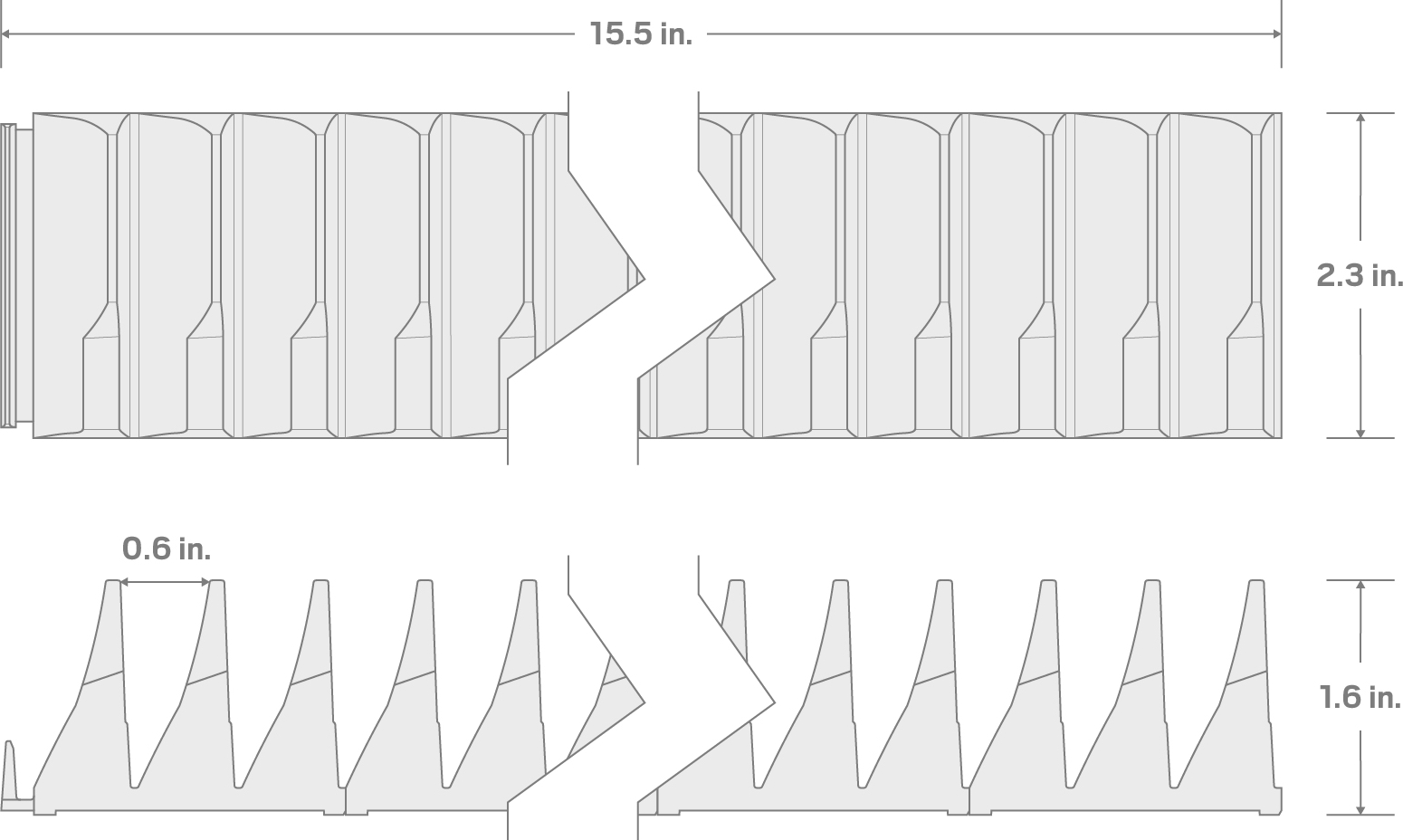 Specs for 20-Tool Modular Wrench Organizer Set (Red)