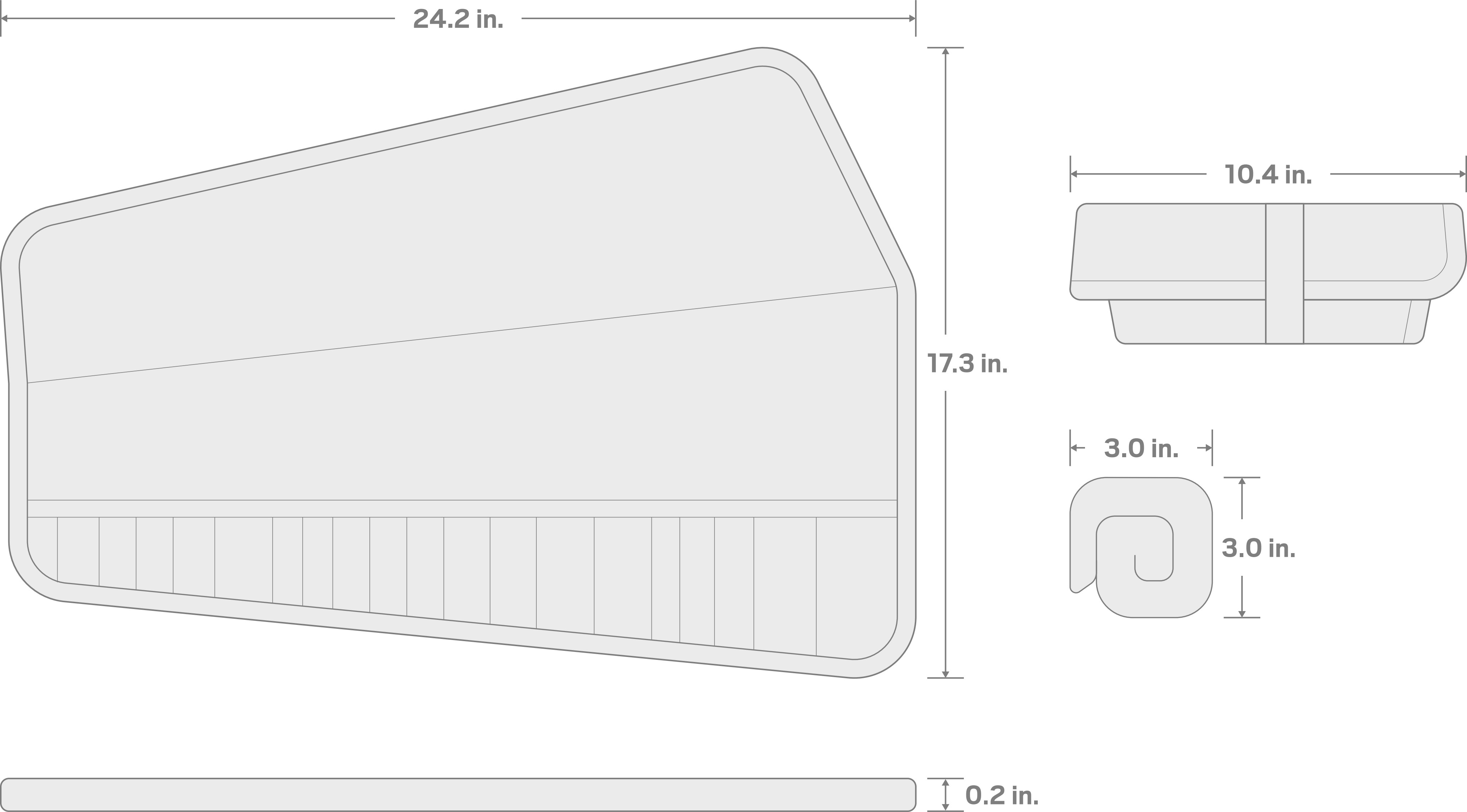 Specs for 20-Tool Punch and Chisel Pouch