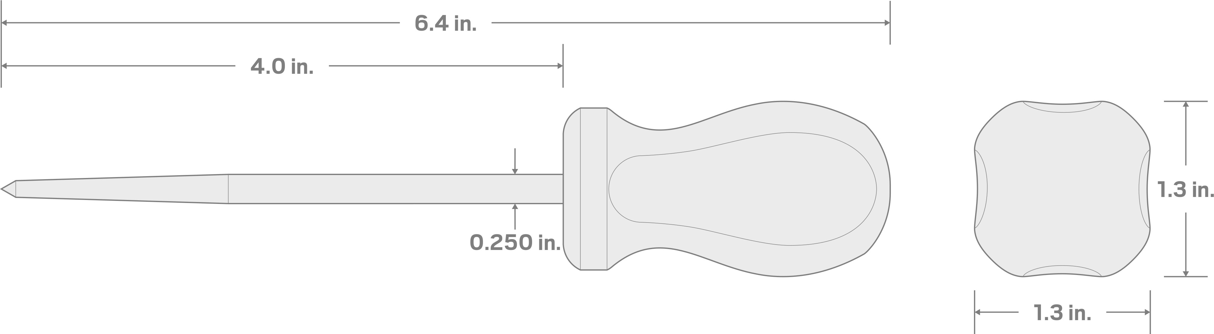 Specs for Scratch and Punch Awl with Hard Handle