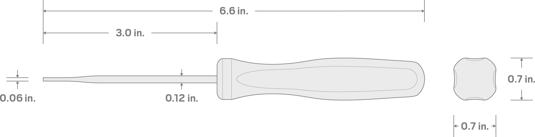 Specs for Probe (1/16 Inch x 3 Inch)