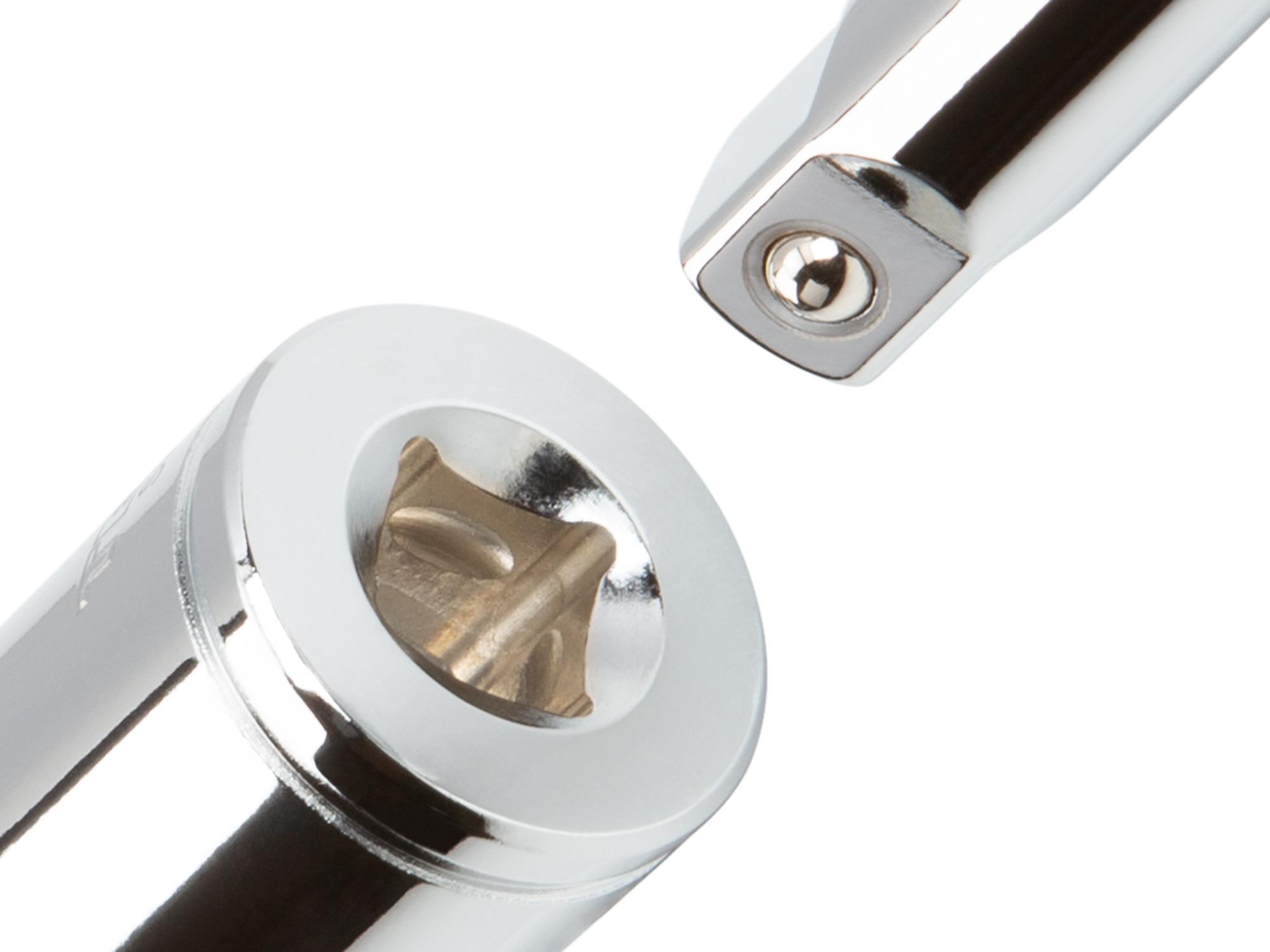 Includes: 1/4 - 1 inch (SAE), 6 - 24 mm (Metric) chrome 12-point standard-length sockets. No skipped sizes. Comes with rail and tray storage. SHD91206.