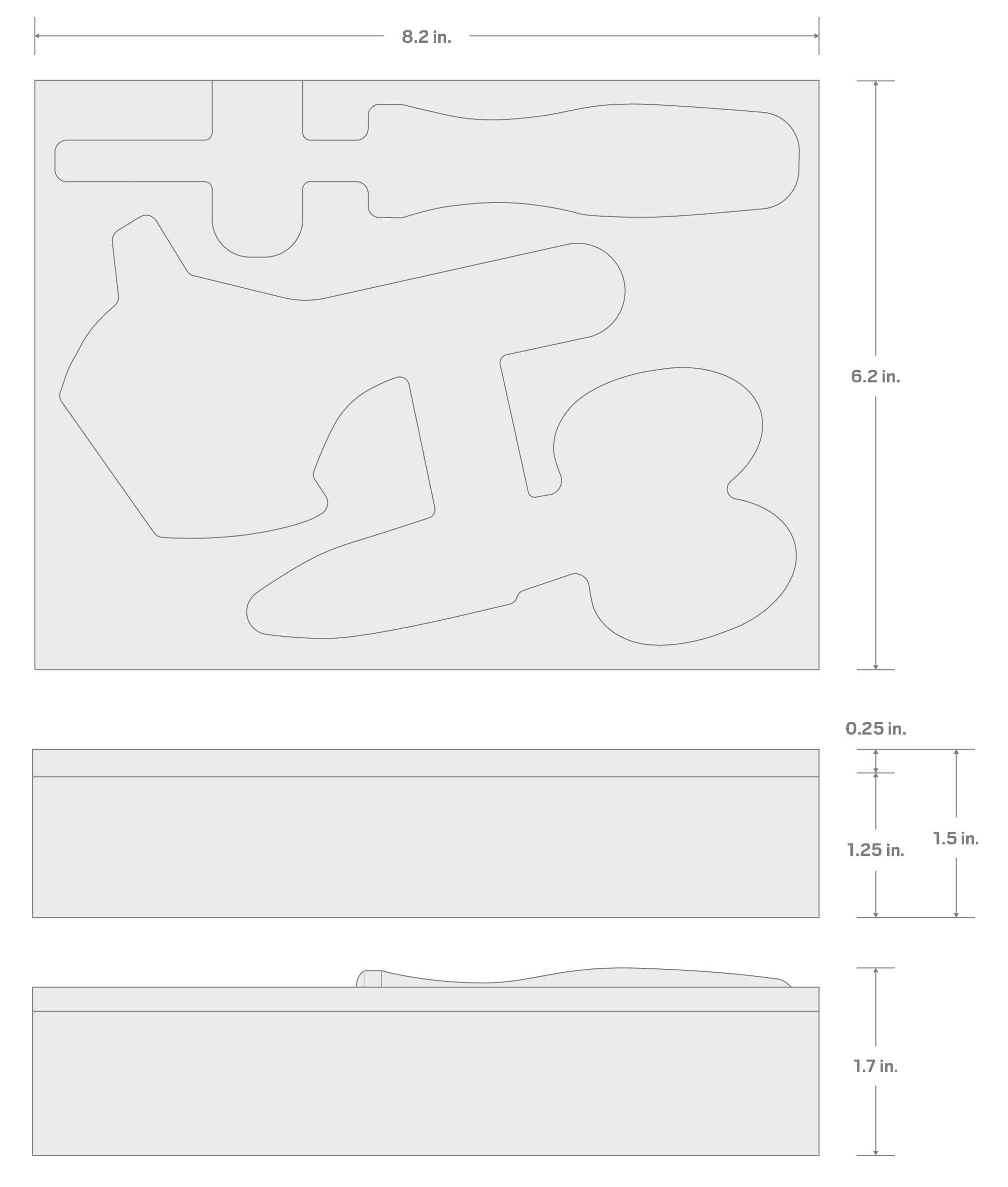 Specs for 6-in-1 Driver, Scissors, and Adjustable Wrench Set with 8 x 6 Inch Foam Organizer (3-Piece)