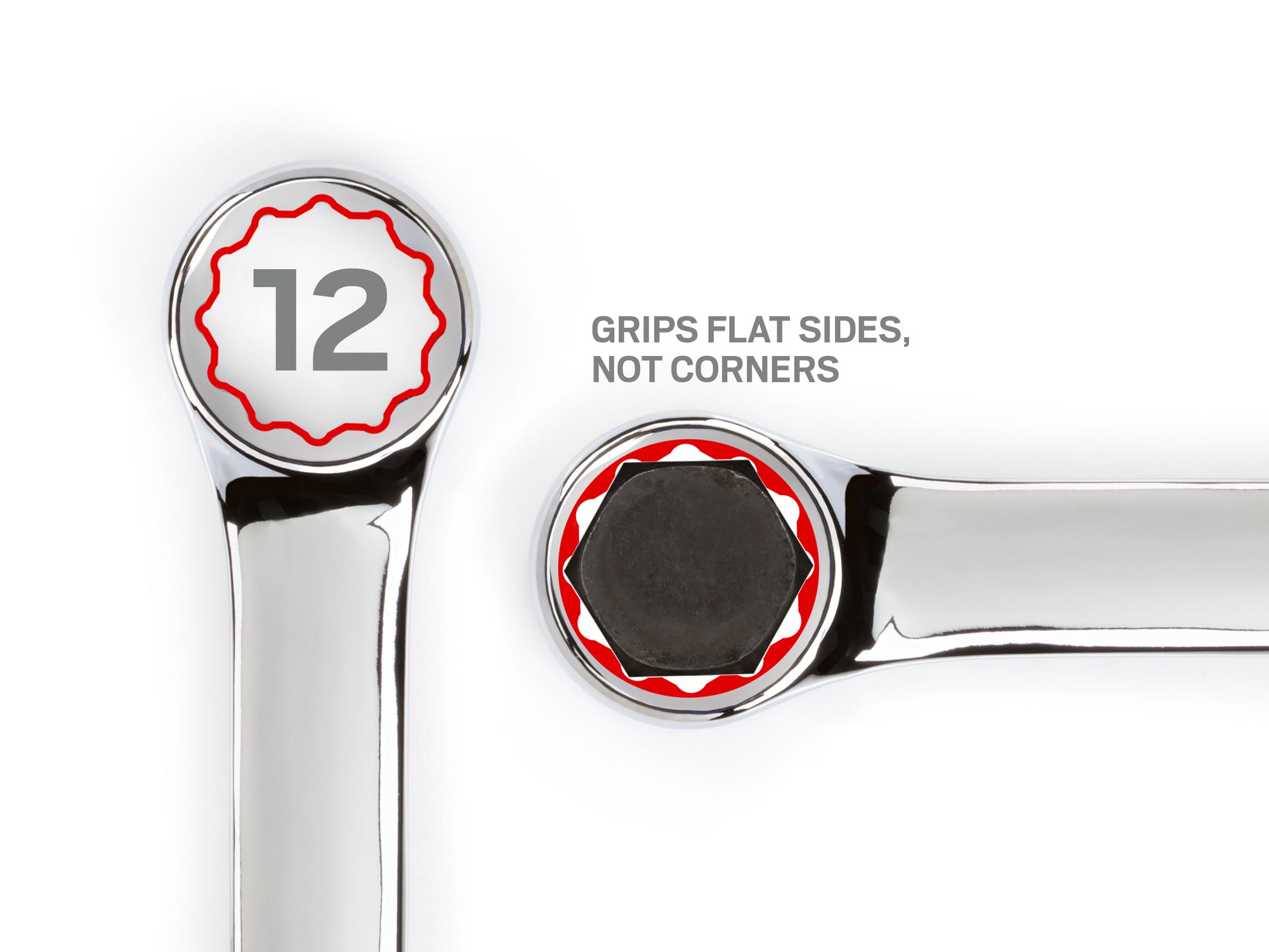 TEKTON Combination Wrench Set, 12-Piece (8 - 19 mm)
