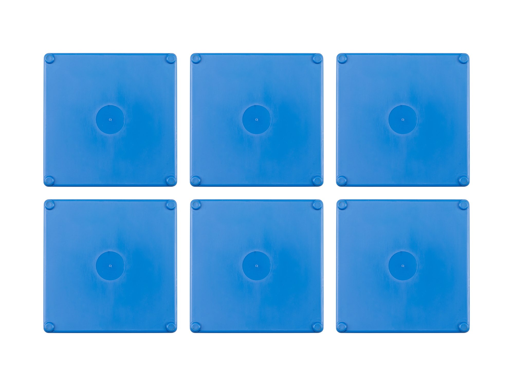 4 x 4 Inch Organizer Bin Set, 6-Piece (Blue) | TEKTON