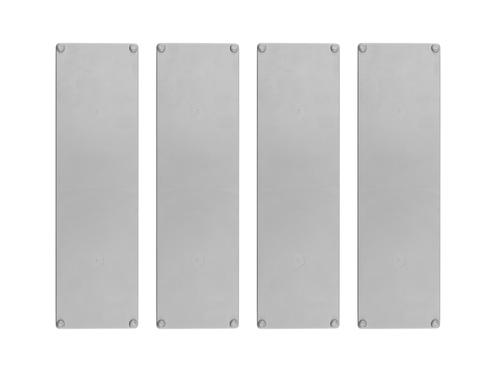 Bottom view of Tekton stacking organization system set. Item #OLM90804