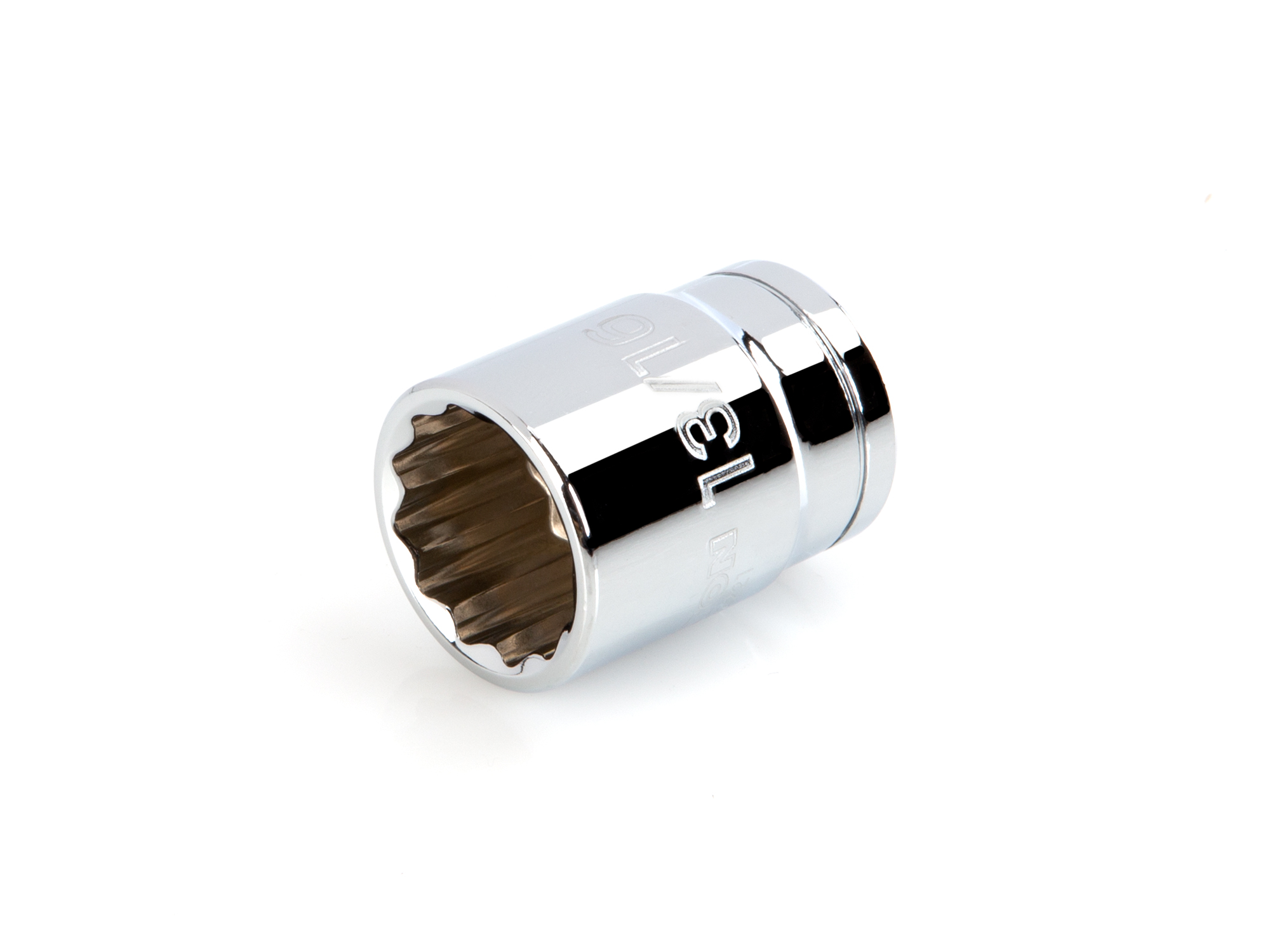 twelve    6つ 1/2 Inch Drive x 13/16 Inch Shallow 12-Point Socket | TEKTON