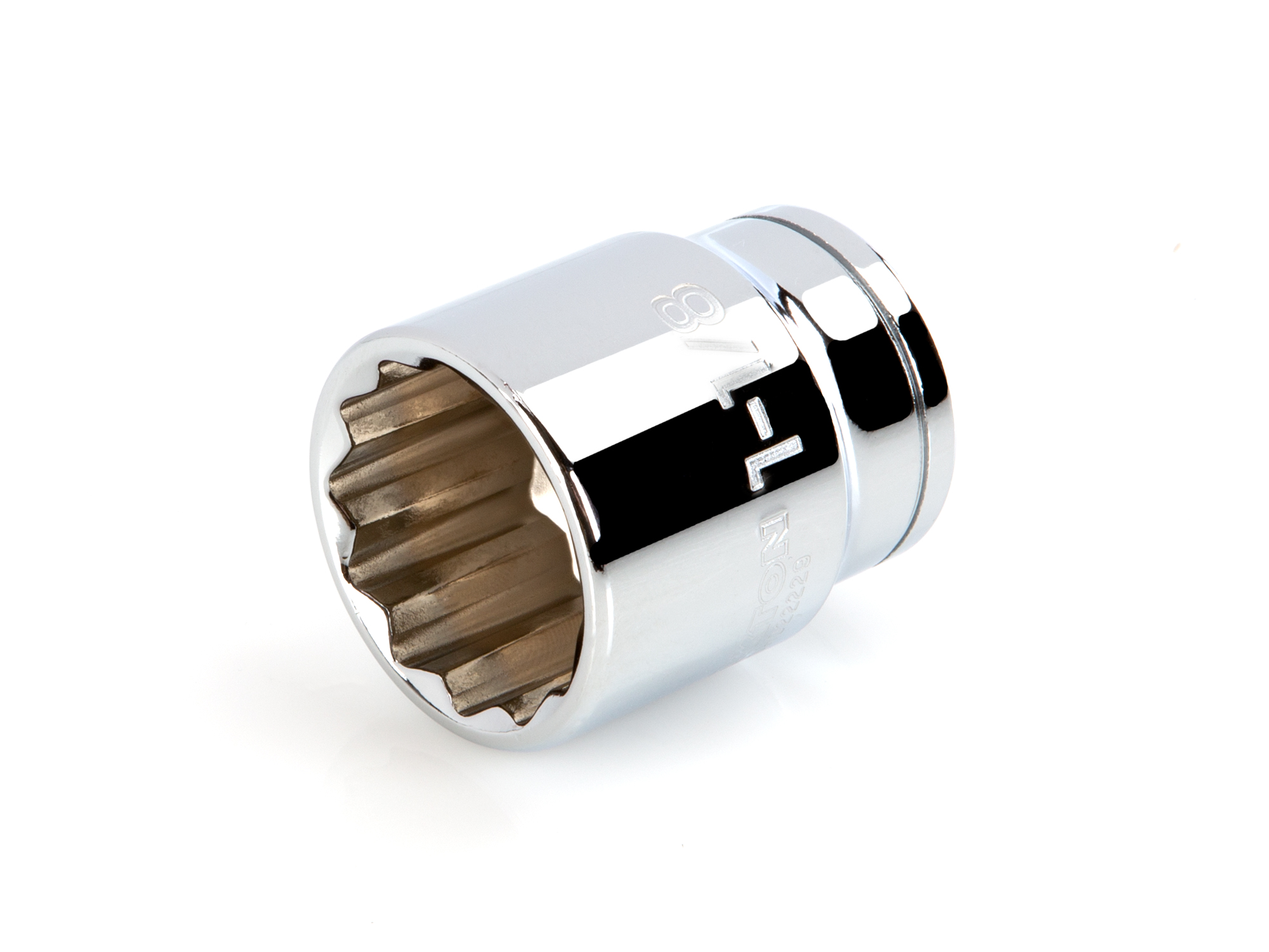 1/2 Inch Drive x 1-1/8 Inch Shallow 12-Point Socket | TEKTON