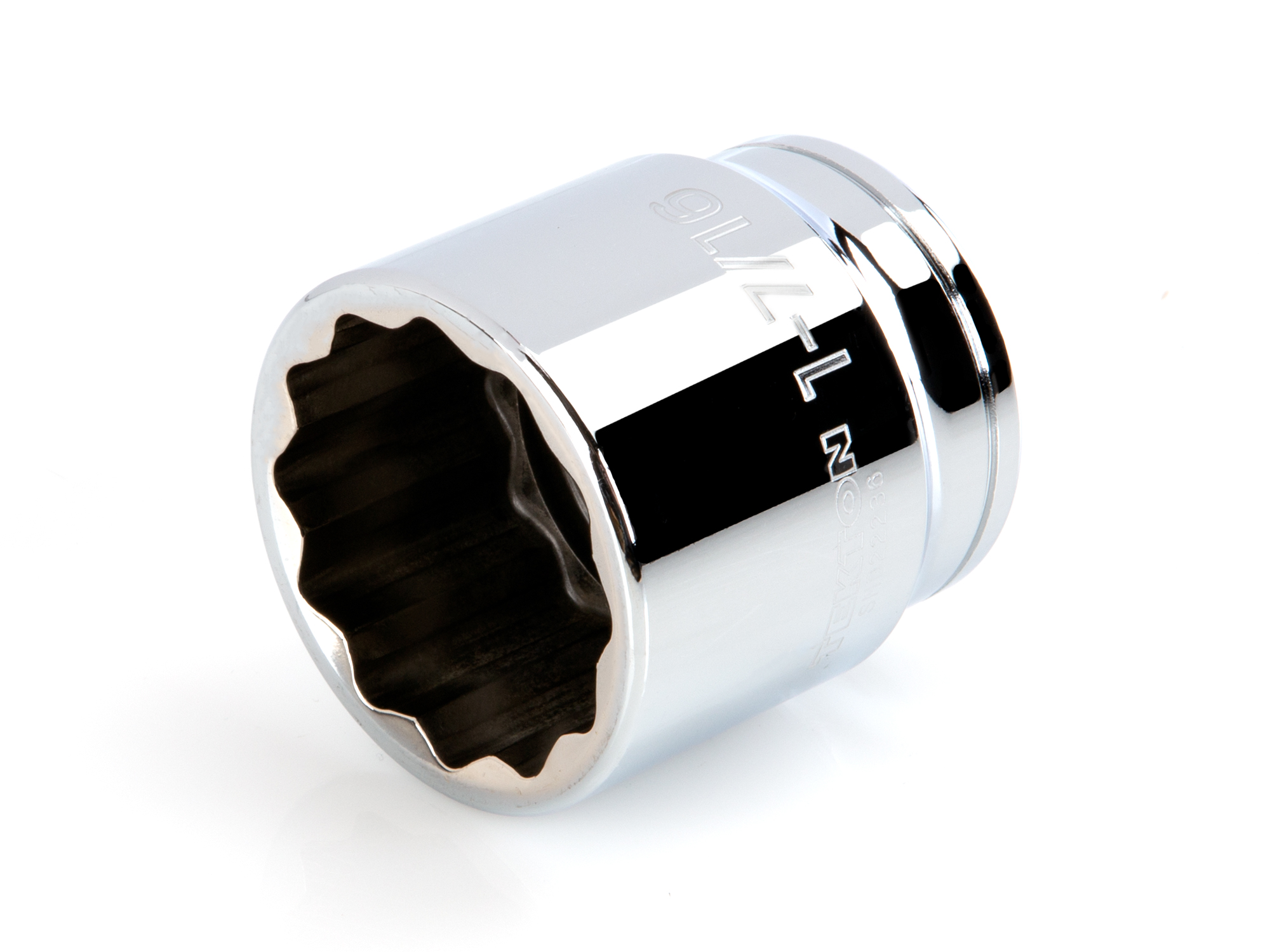 TEKTON 1/2 Inch Drive 12-Point Socket Set With Rails, 19