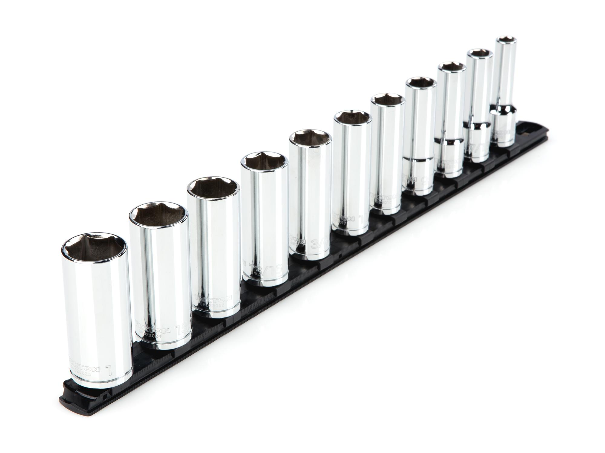 Socket Set with Rail (11-Piece)