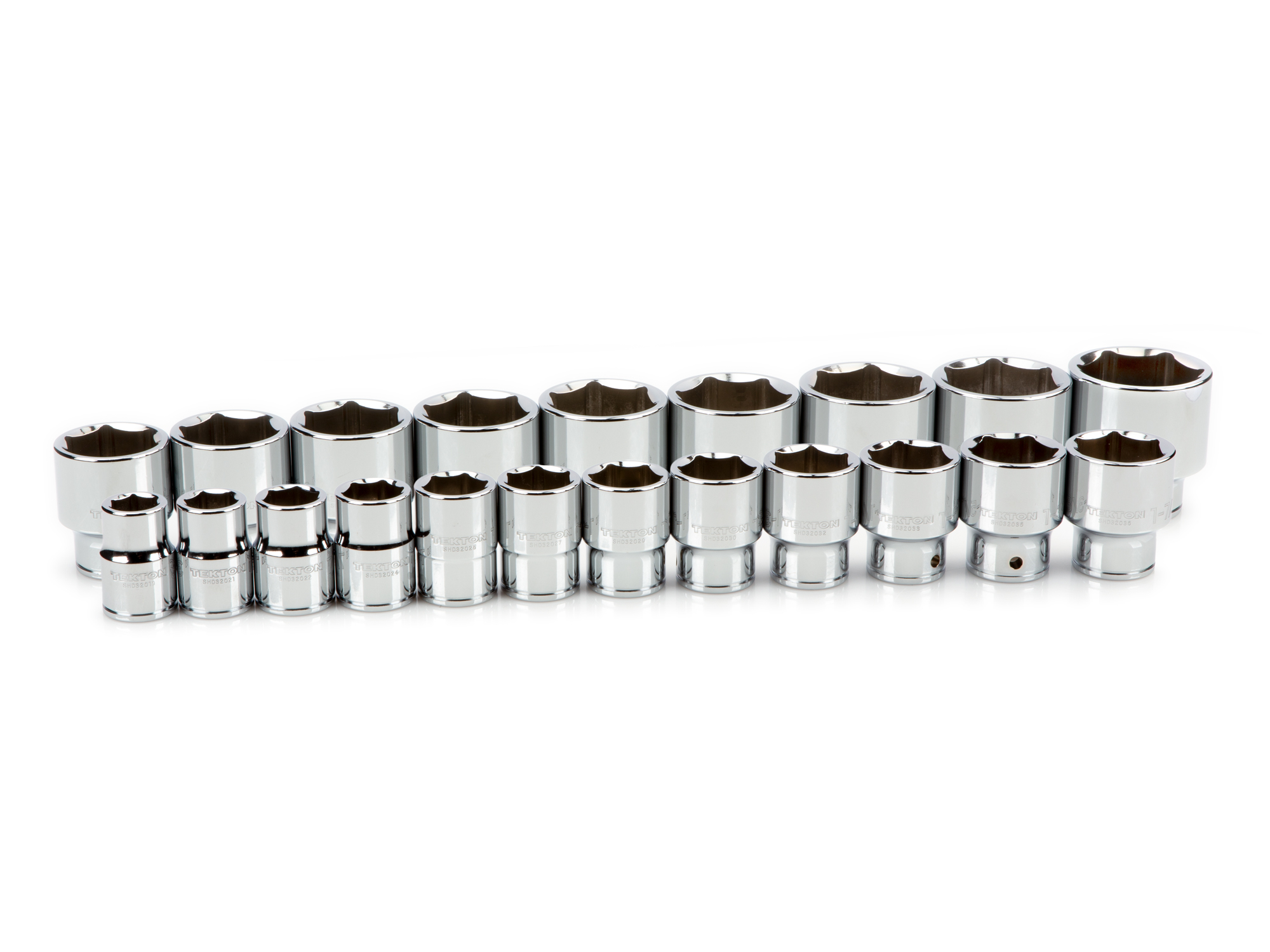 TEKTON 3/4 Inch Drive 6-Point Socket Set, 21-Piece (3/4-2 in.)