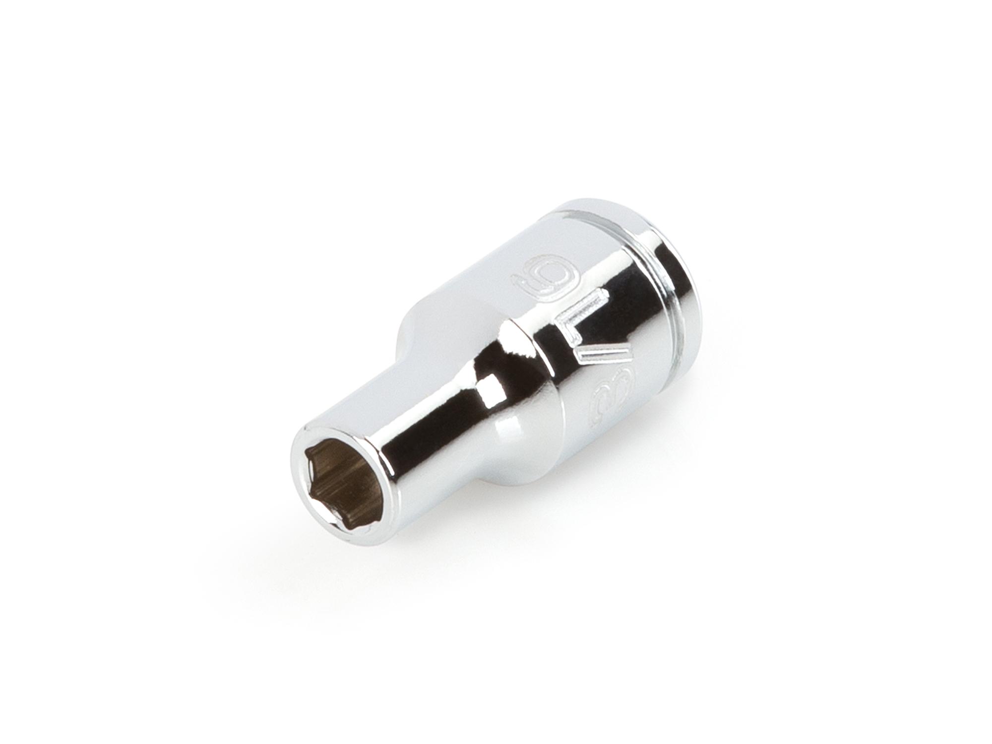 Front-right angle view of Tekton hand drive 6-point socket. Item #SHD02003