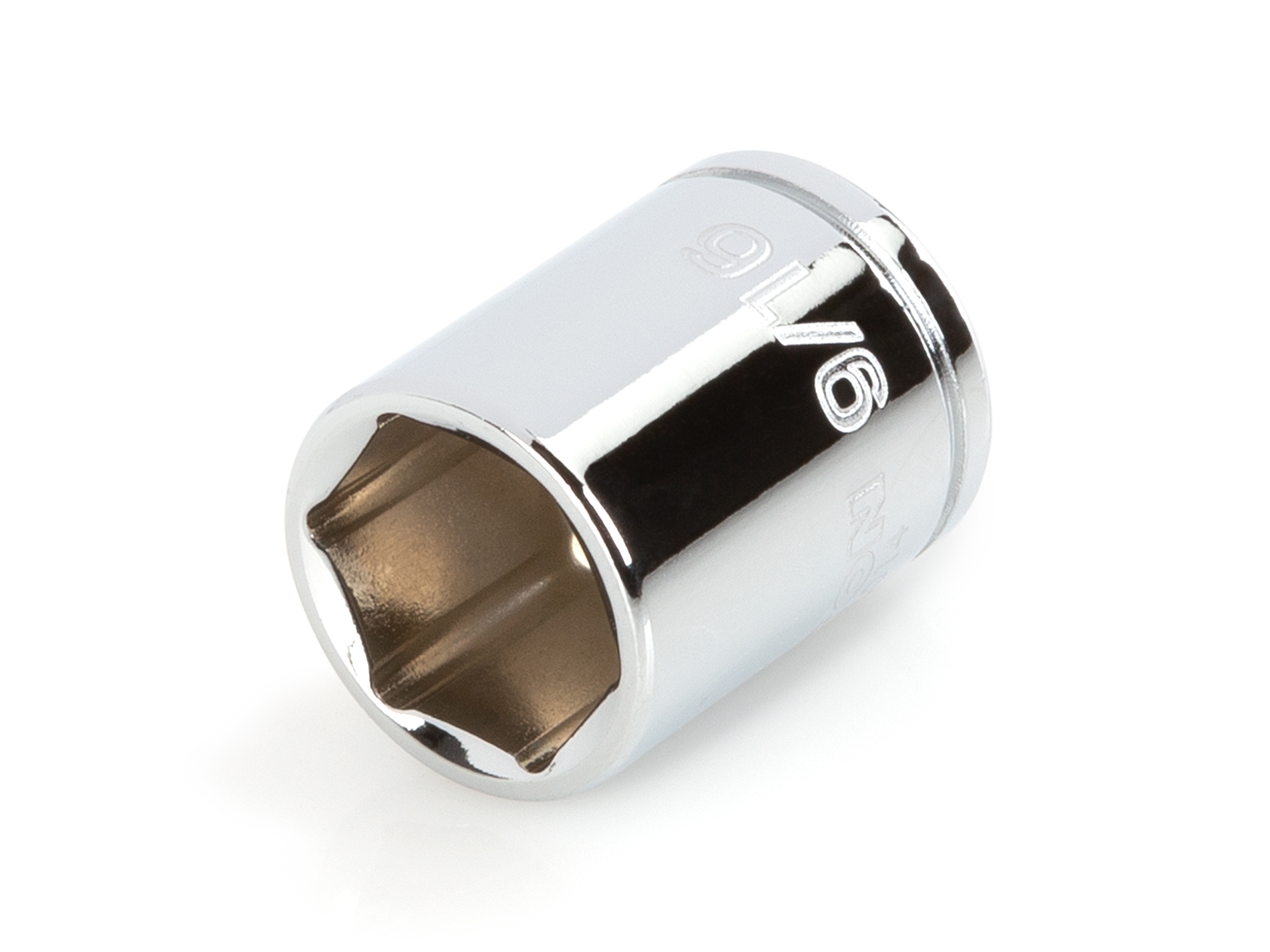 1/4 Inch Drive x 9/16 Inch Shallow 6-Point Socket | TEKTON