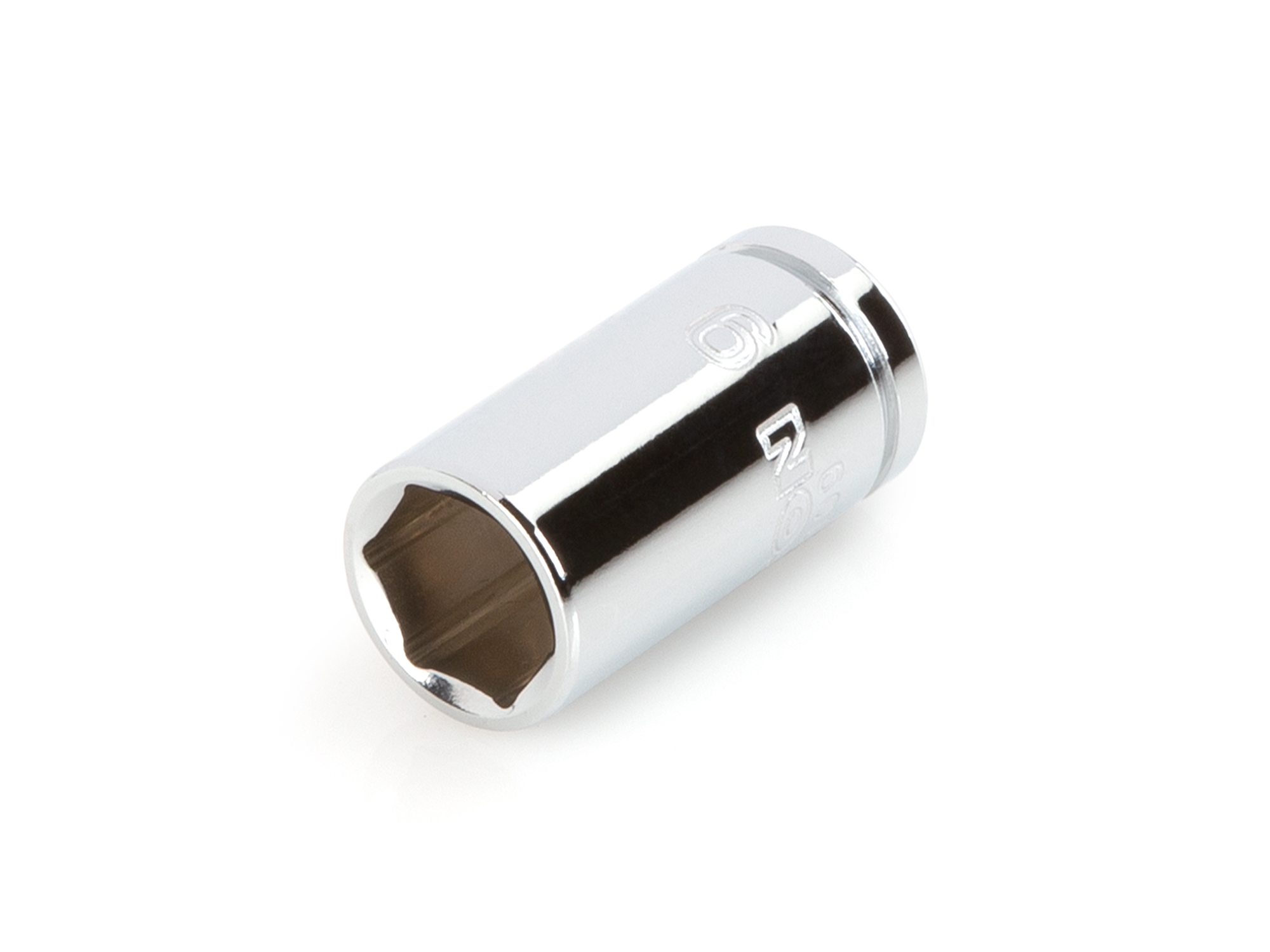 1/4 Inch Drive x 9 mm Shallow 6-Point Socket | TEKTON