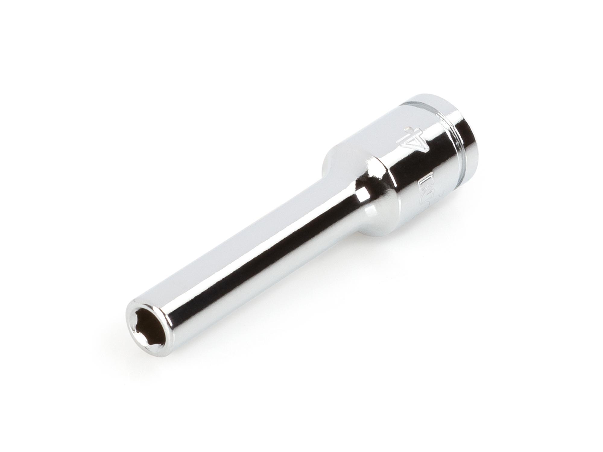 Front-right angle view of Tekton hand drive 6-point socket. Item #SHD03102