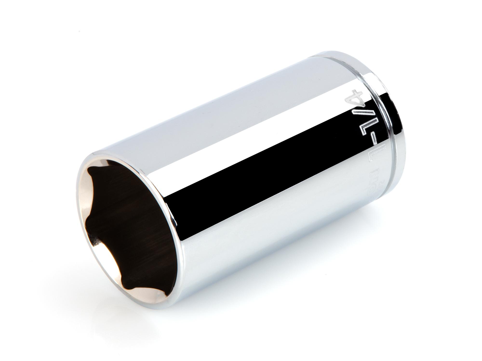 Front-right angle view of Tekton hand drive 6-point socket. Item #SHD23032