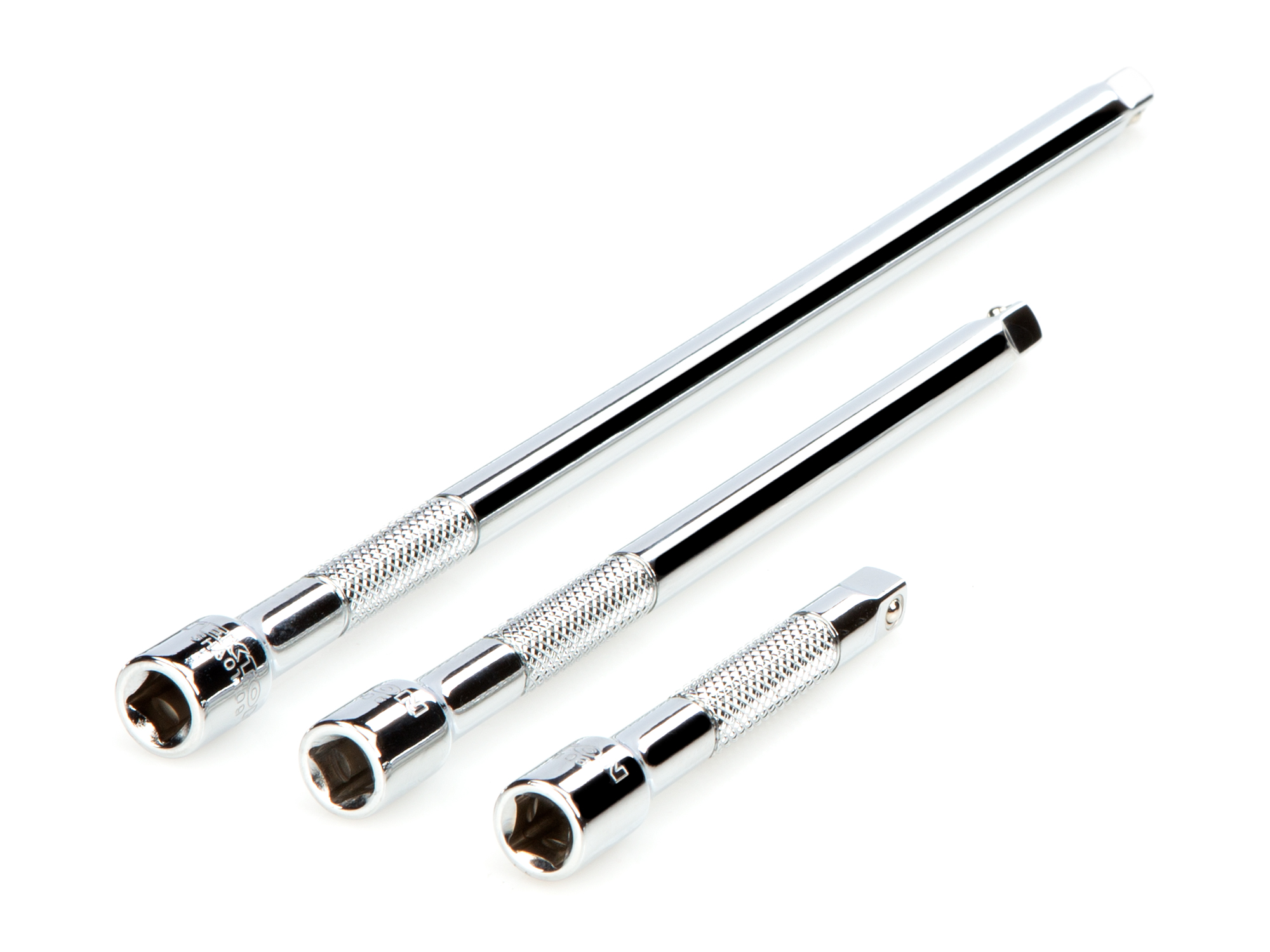 Front-right angle view of  Tekton hand drive accessory set. Item #SHA90004
