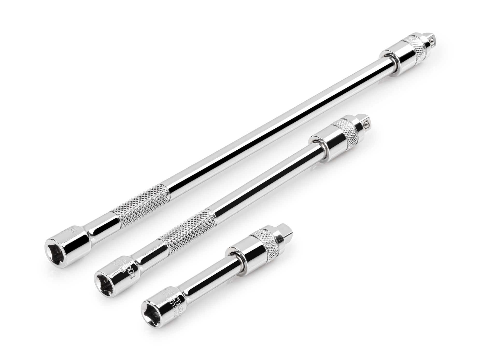 Front-right angle view of Tekton hand drive accessory set. Item #SHA90012