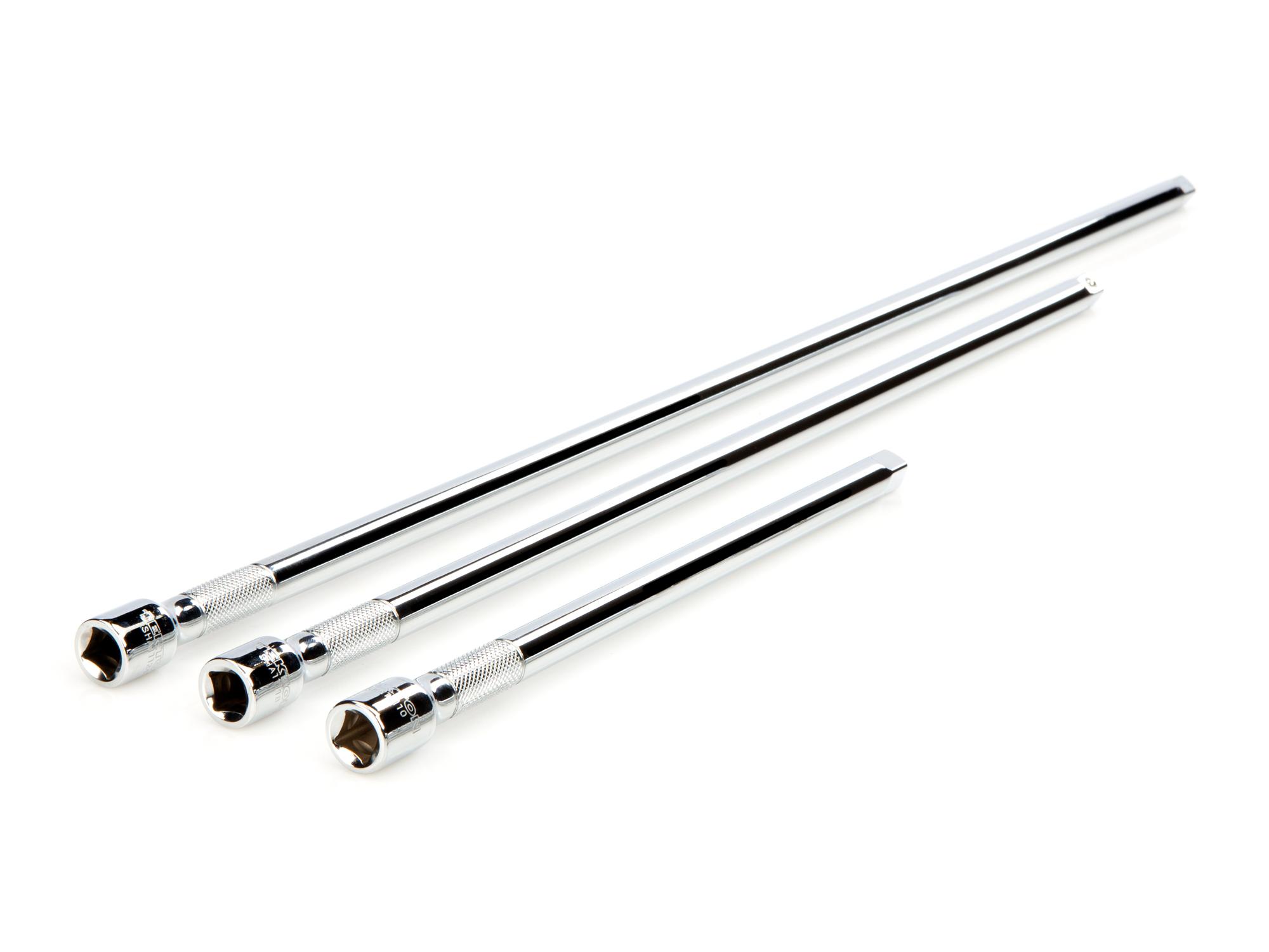 Front-right angle view of Tekton hand drive accessory set. Item #SHA91007