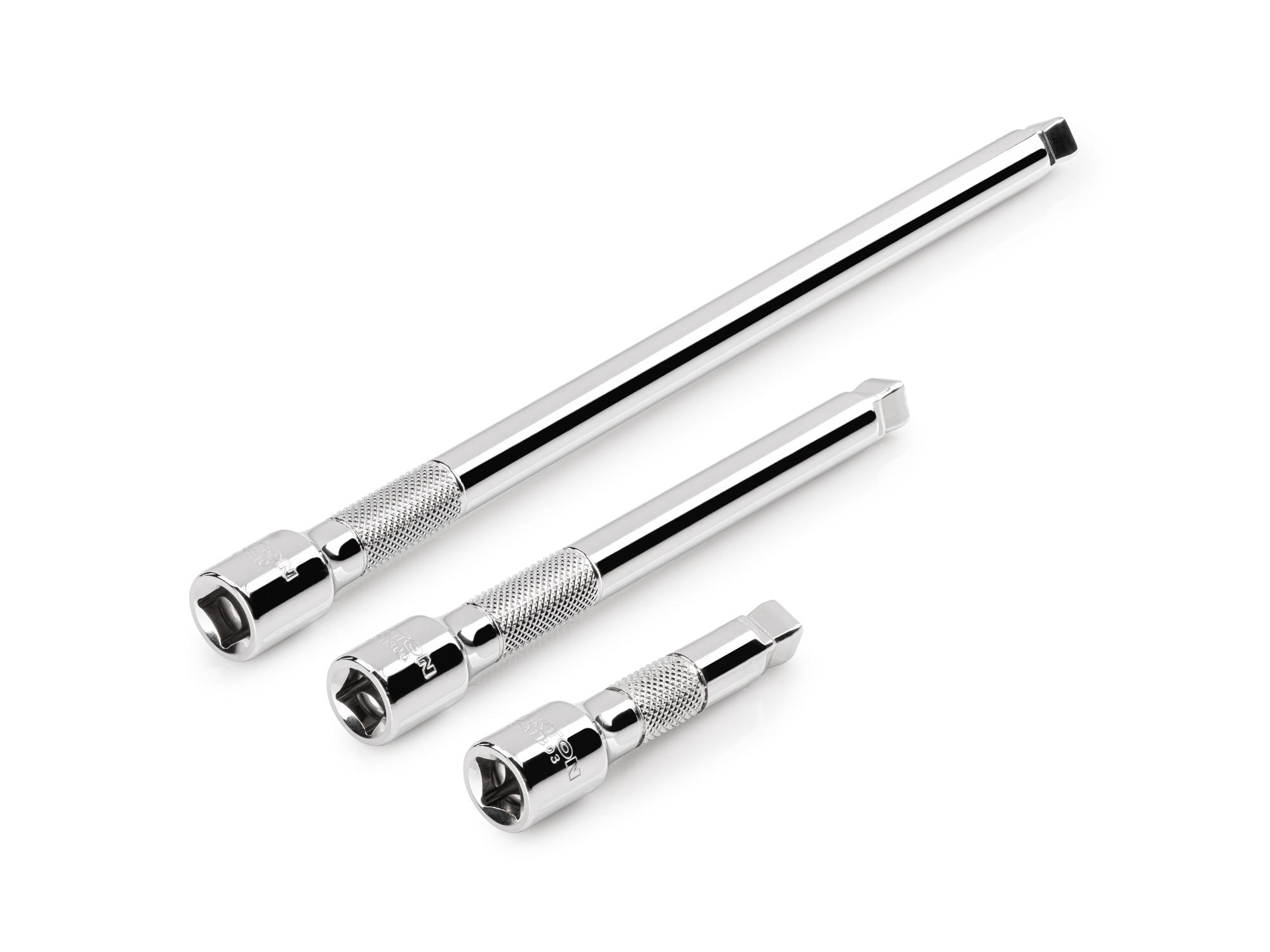 3/8 Inch Drive Wobble Extension Set, 3-Piece (3, 6, 10 Inch)