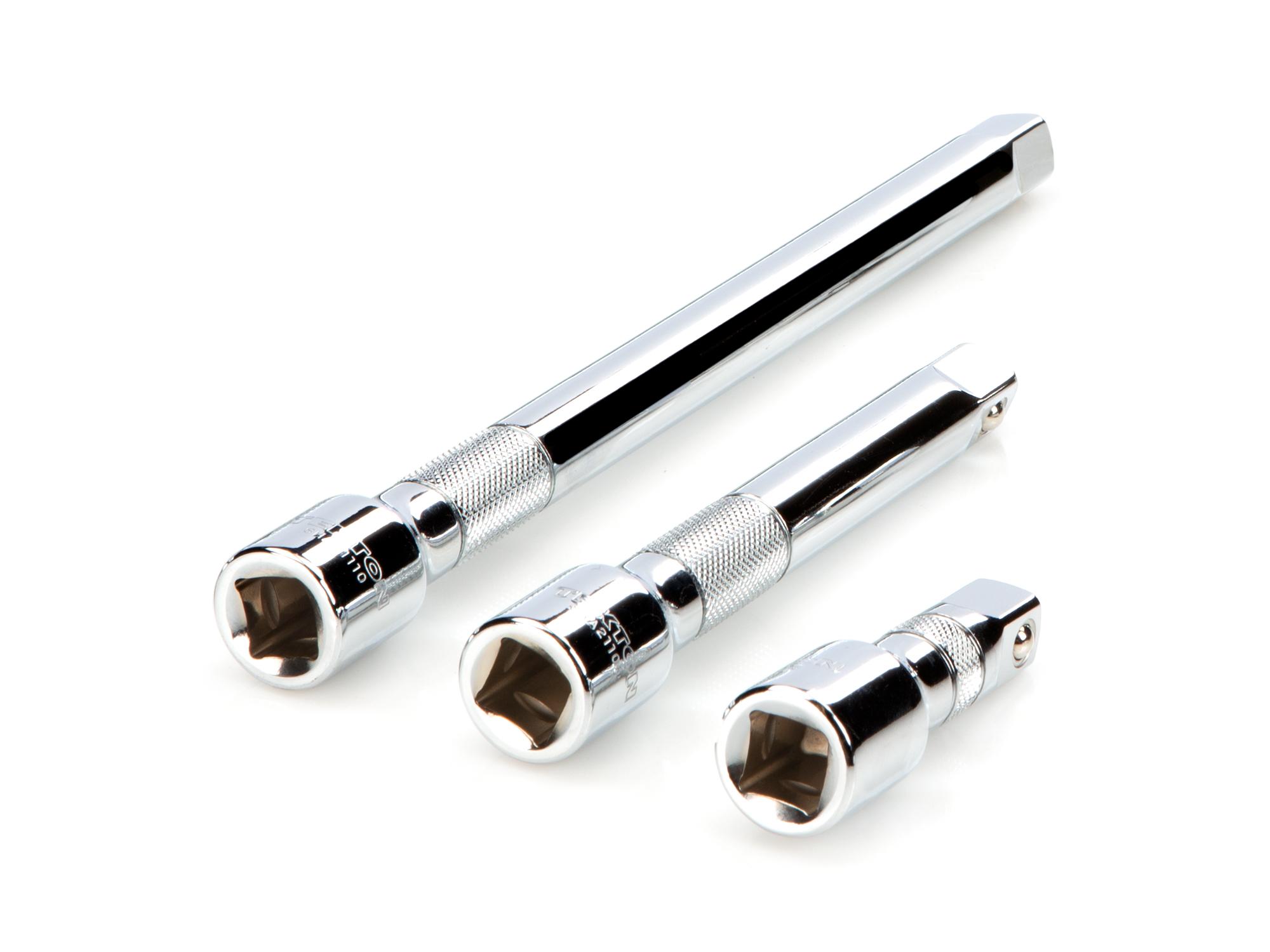 Front-right angle view of Tekton hand drive accessory set. Item #SHA92005