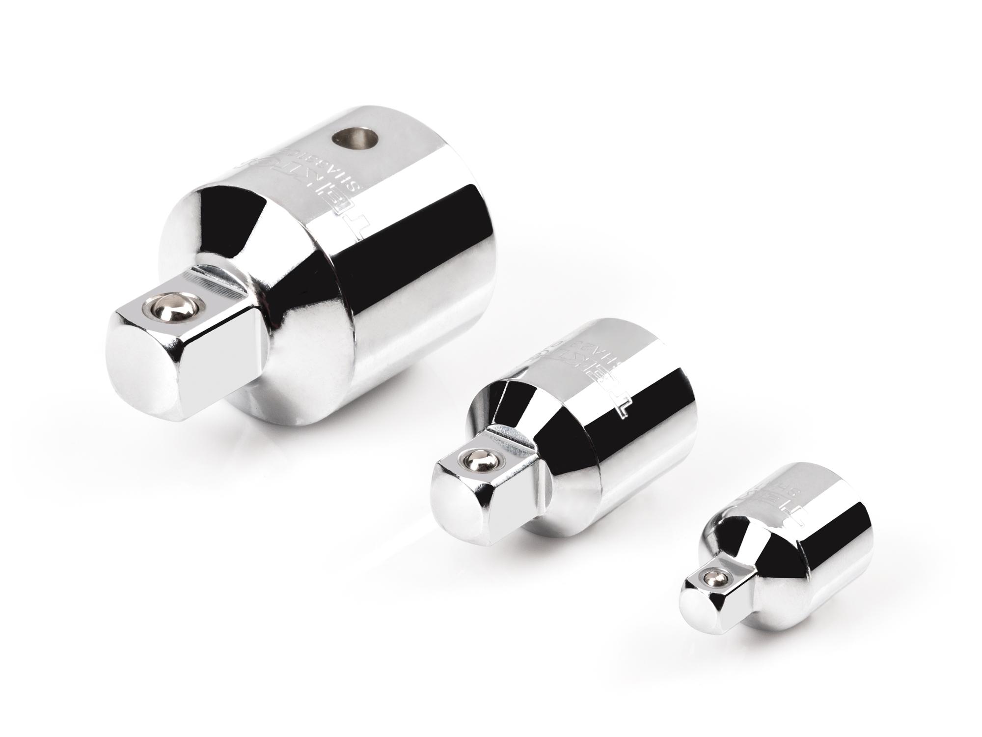 Front-right angle view of Tekton hand drive accessory set. Item #SHA99015