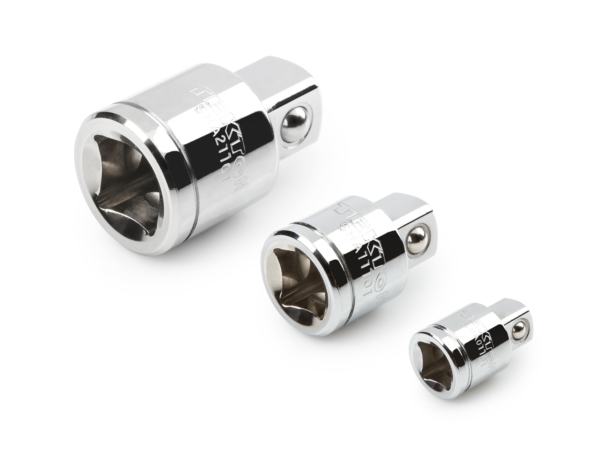 1/4, 3/8, 1/2 Inch Drive Mini Extension Set (3-Piece)