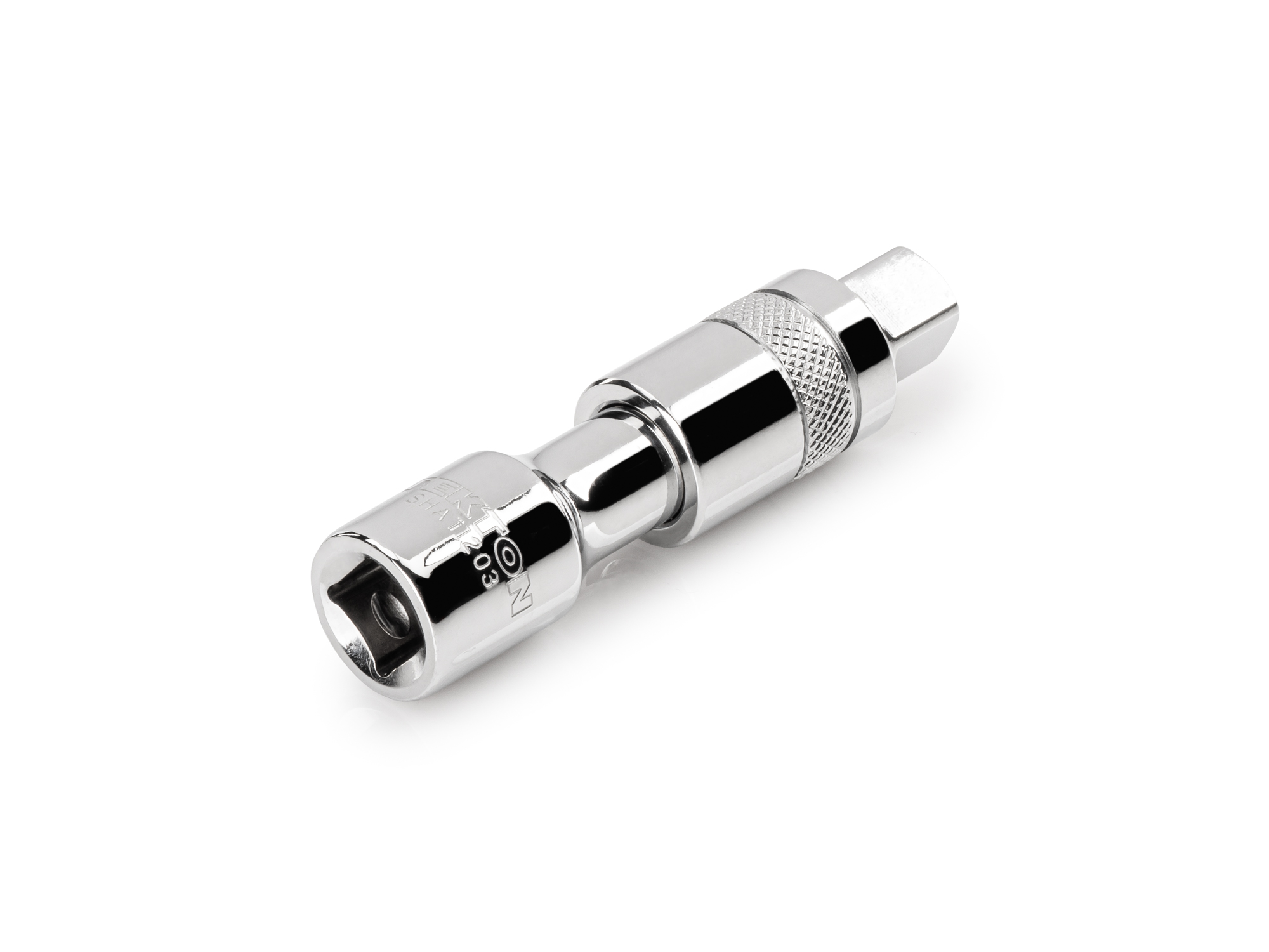 Front-right angle view of Tekton 3 inch hand drive accessory. Item #SHA11203