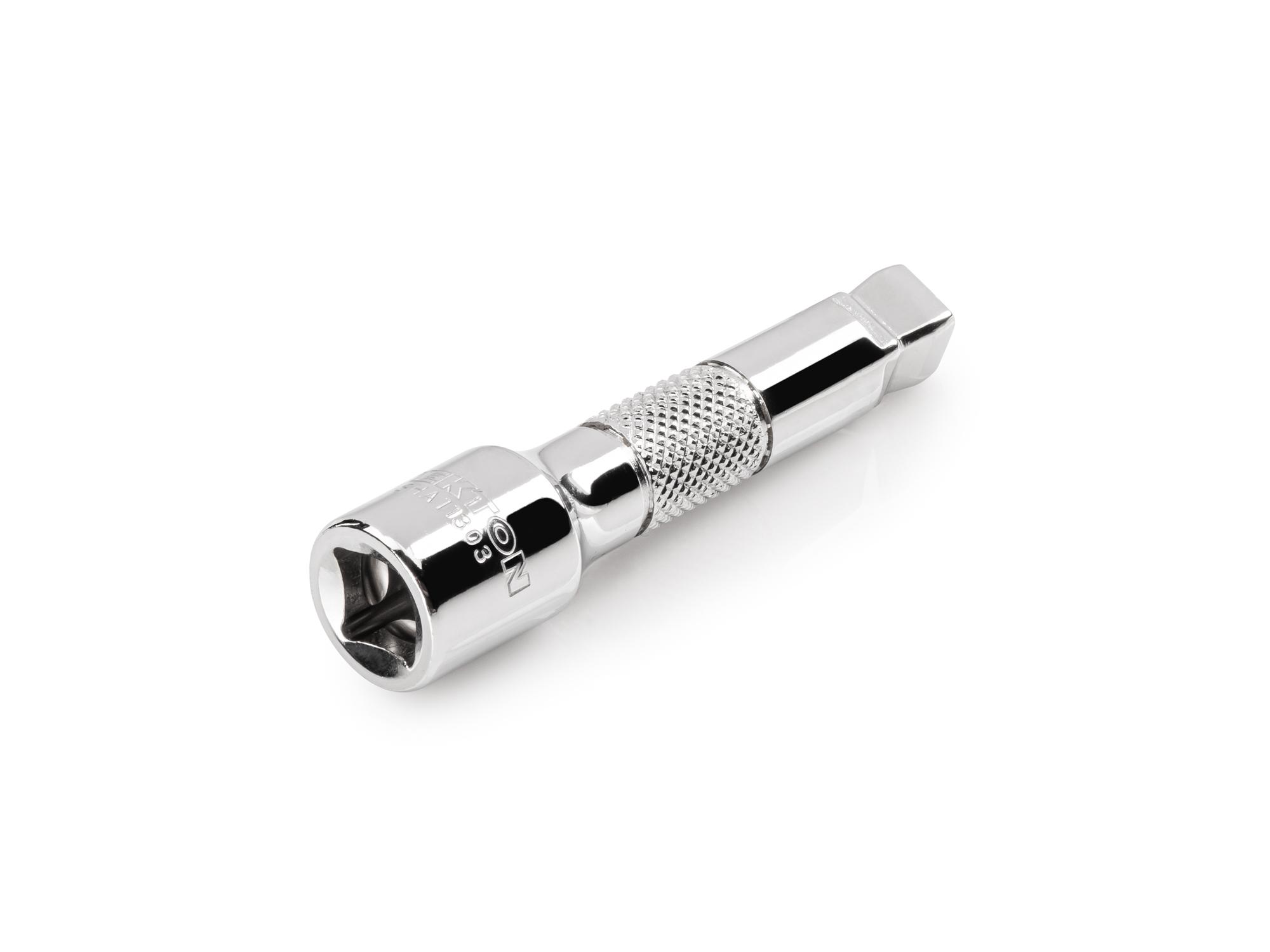 Front-right angle view of Tekton 3 inch hand drive accessory. Item #SHA11303