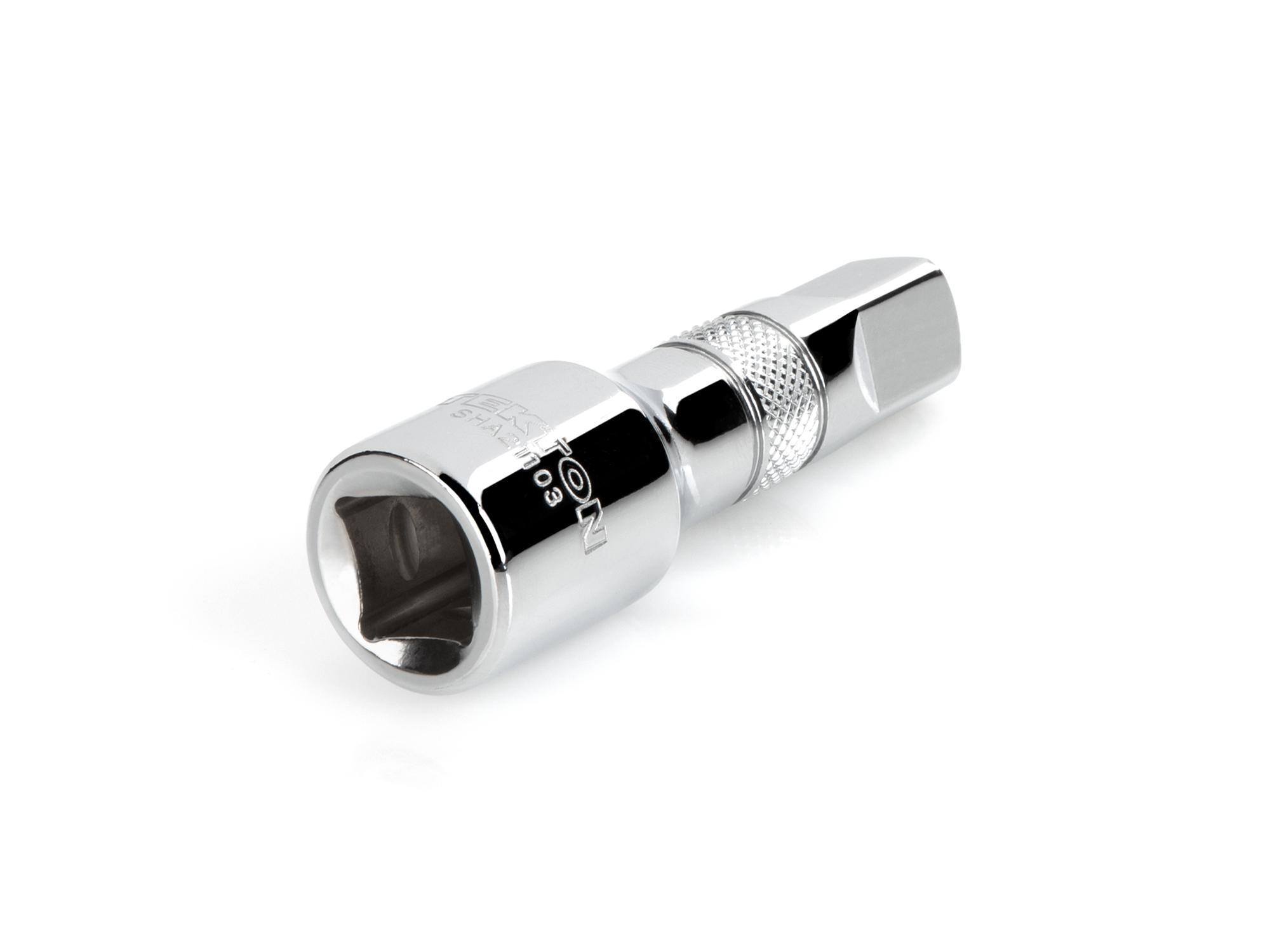 Front-right angle view of Tekton 3 inch hand drive accessory. Item #SHA21103