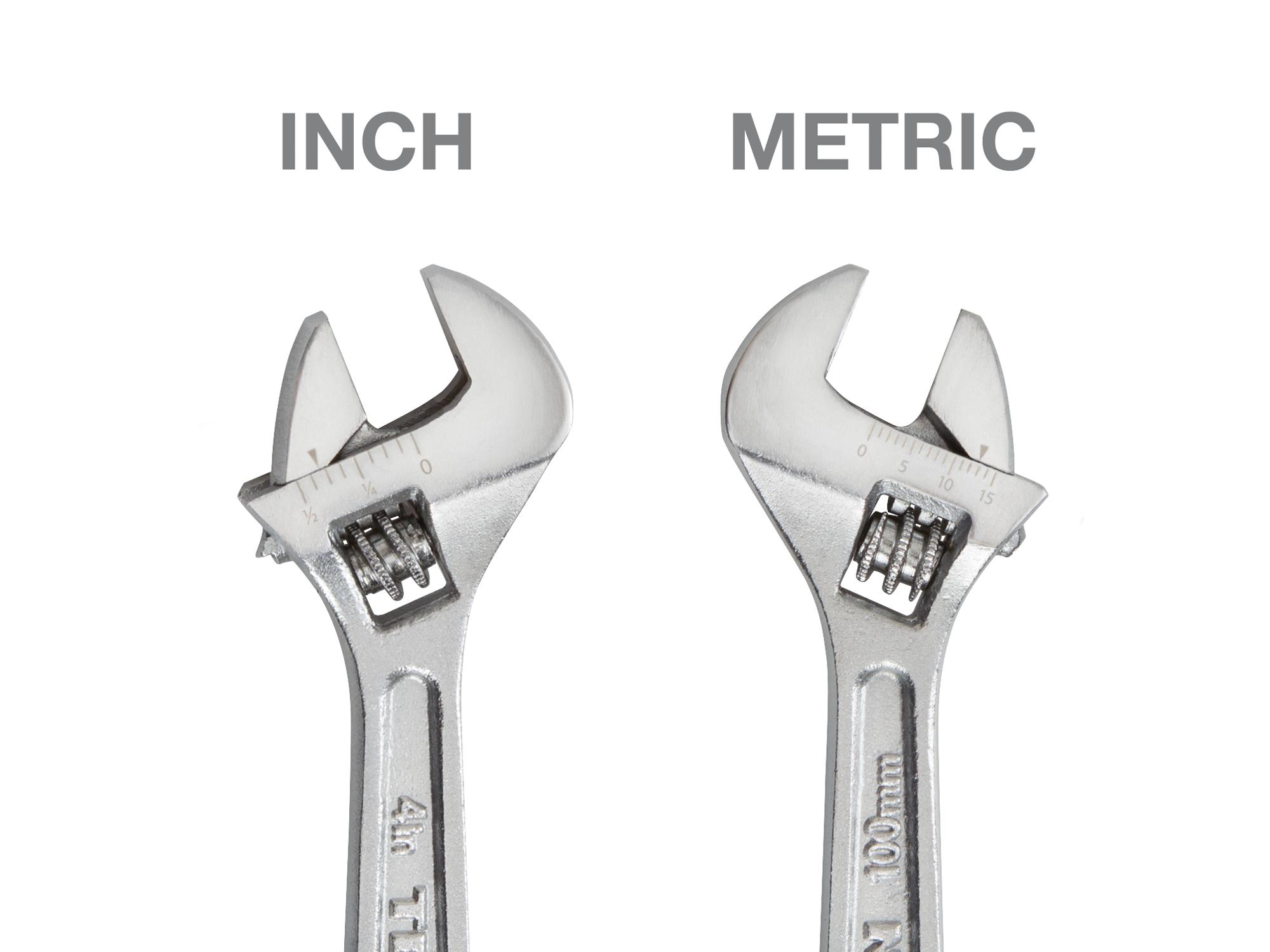 Side view of Tekton adjustable wrench. Item #23001