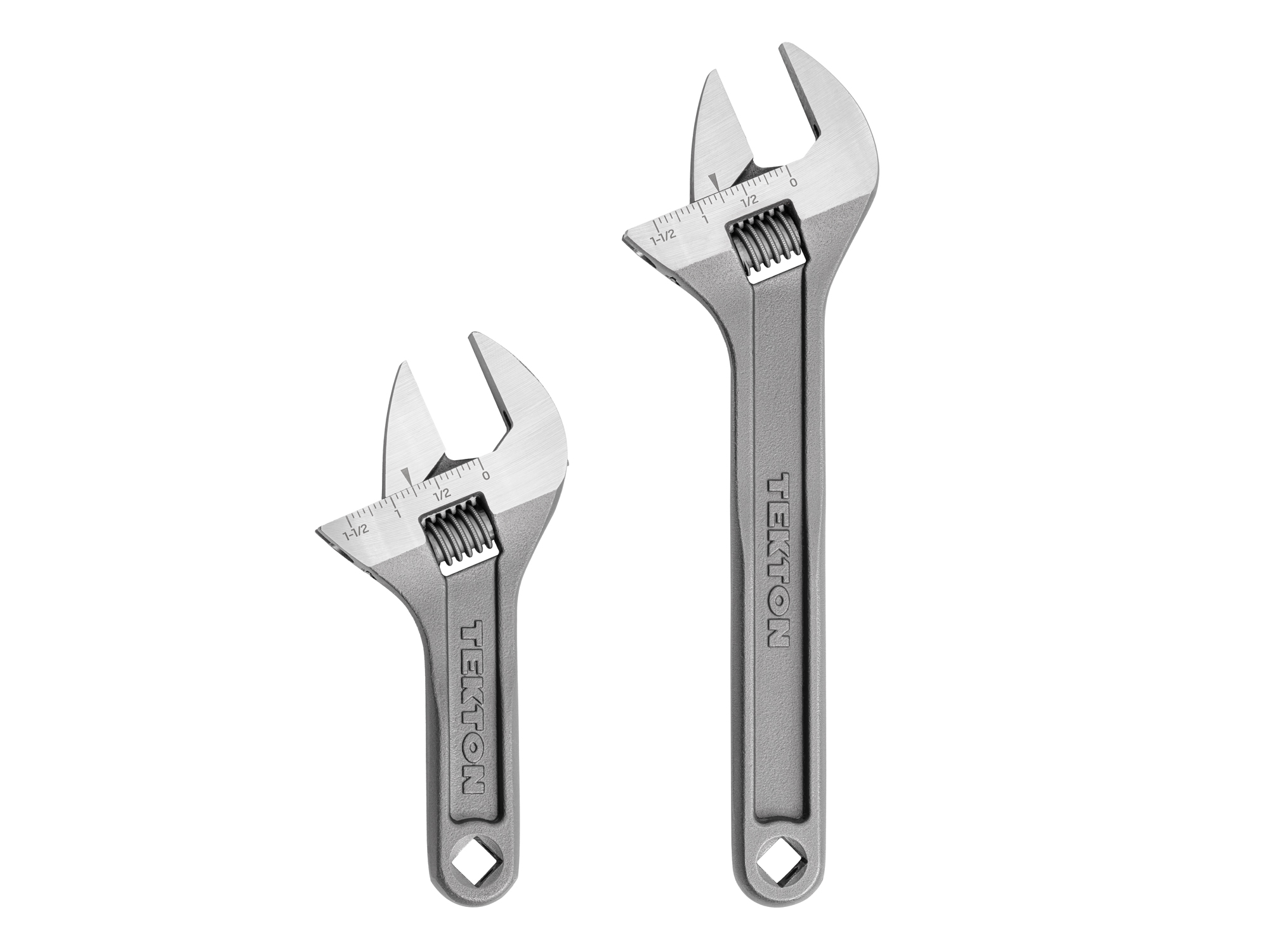 Adjustable Wrench Set, 2-Piece (6, 9 in.) - 1-1/2 in. Jaw Capacity