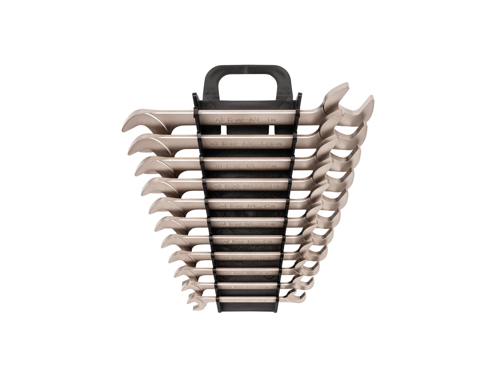 Front view of Tekton holder angle head wrench set. Item #WAE91204