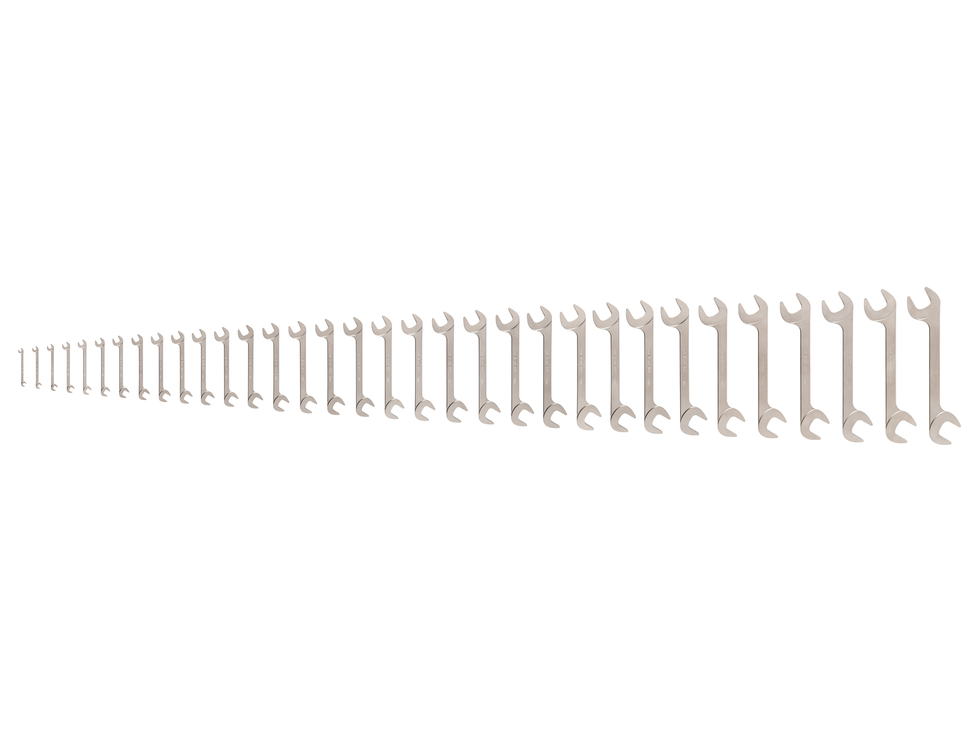 33-Piece Angle Head Open End Wrench Set | TEKTON | Made in USA