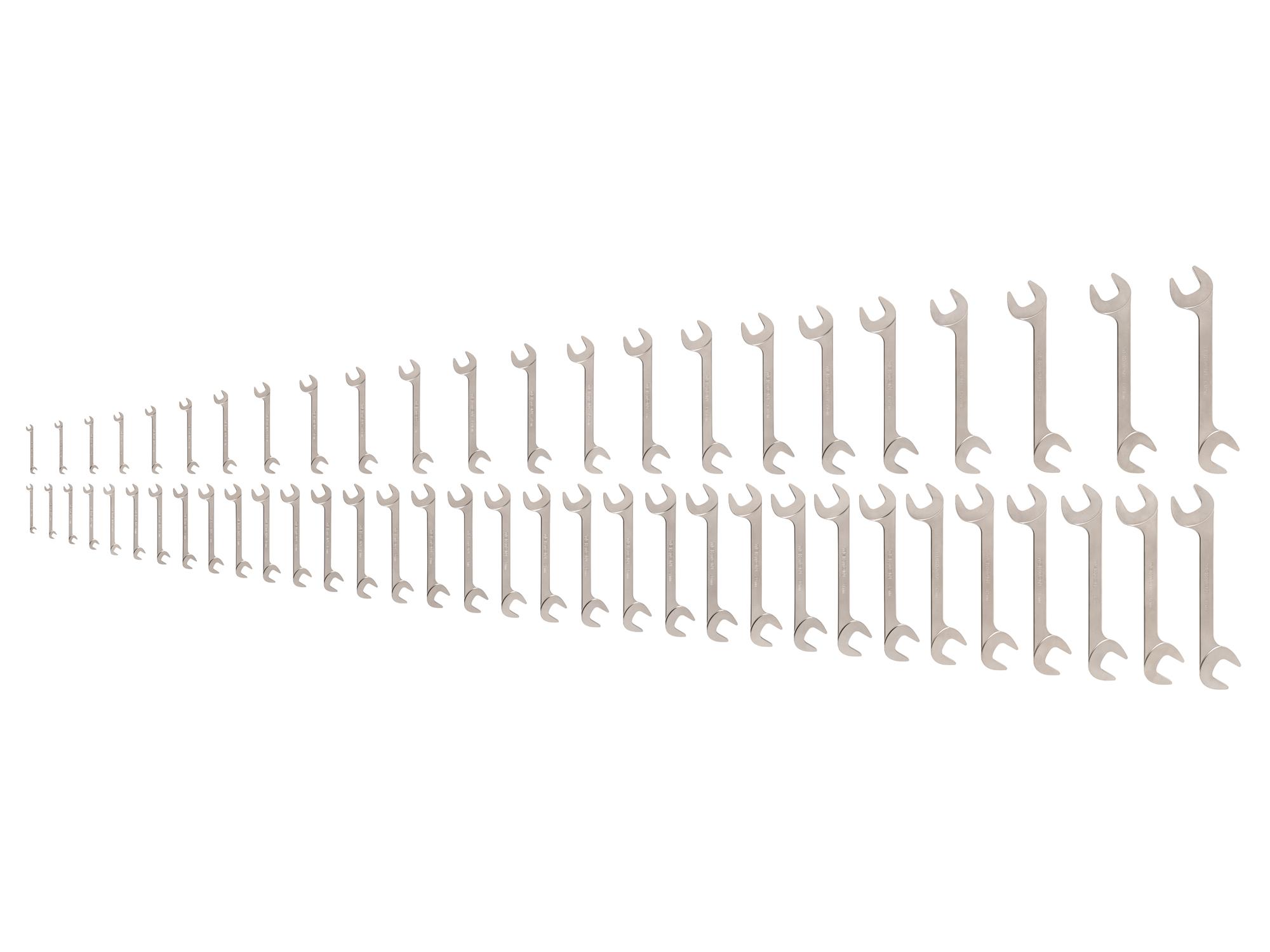 Angle Head Open End Wrench Set (56-Piece)