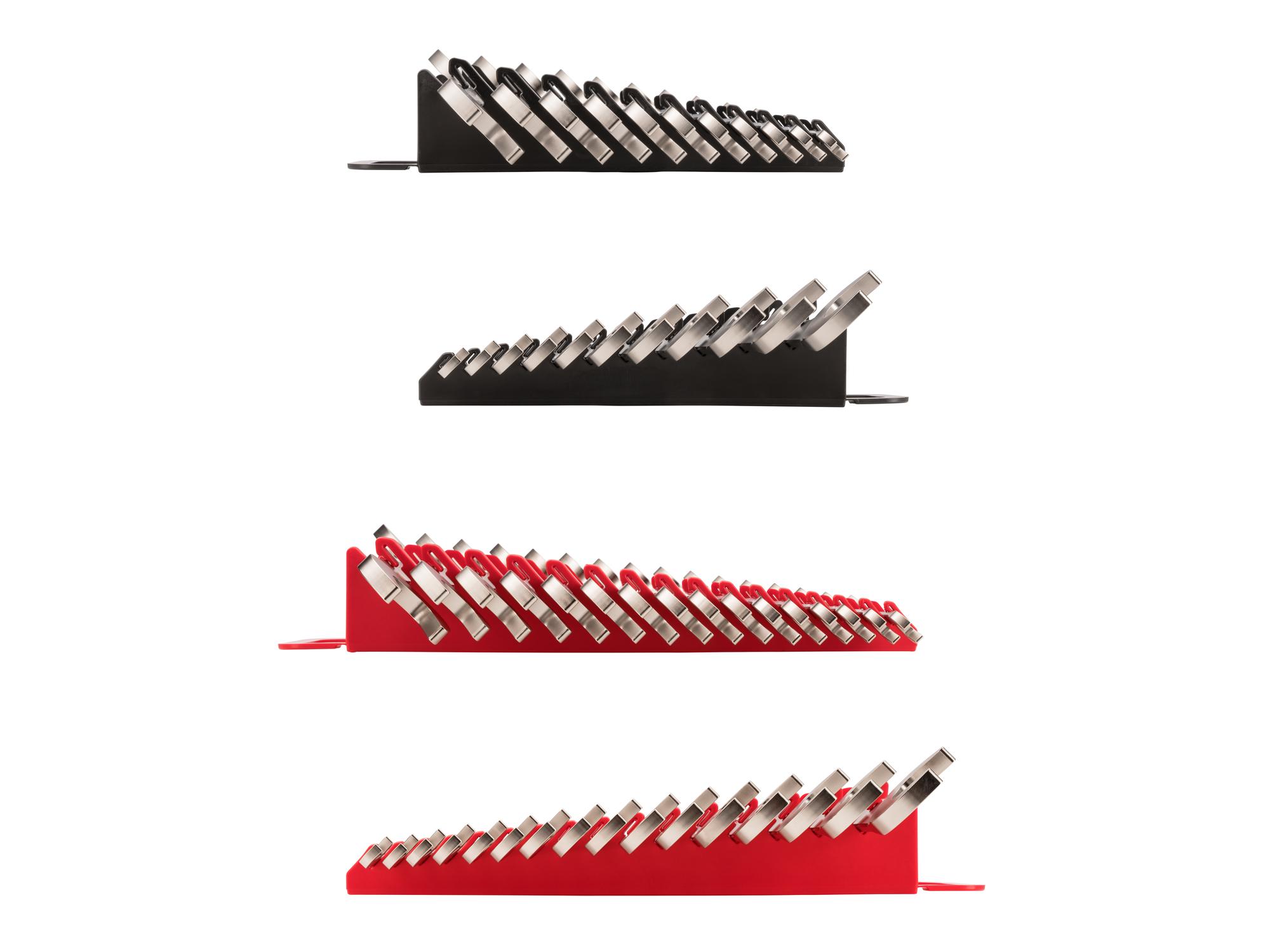 Side view of Tekton holder angle head wrench set. Item #WAE93202